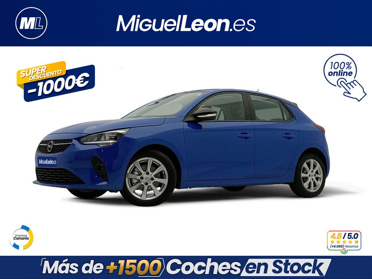 OPEL Corsa (1.2T XHL 74kW (100CV) Edition) en Palmas, Las