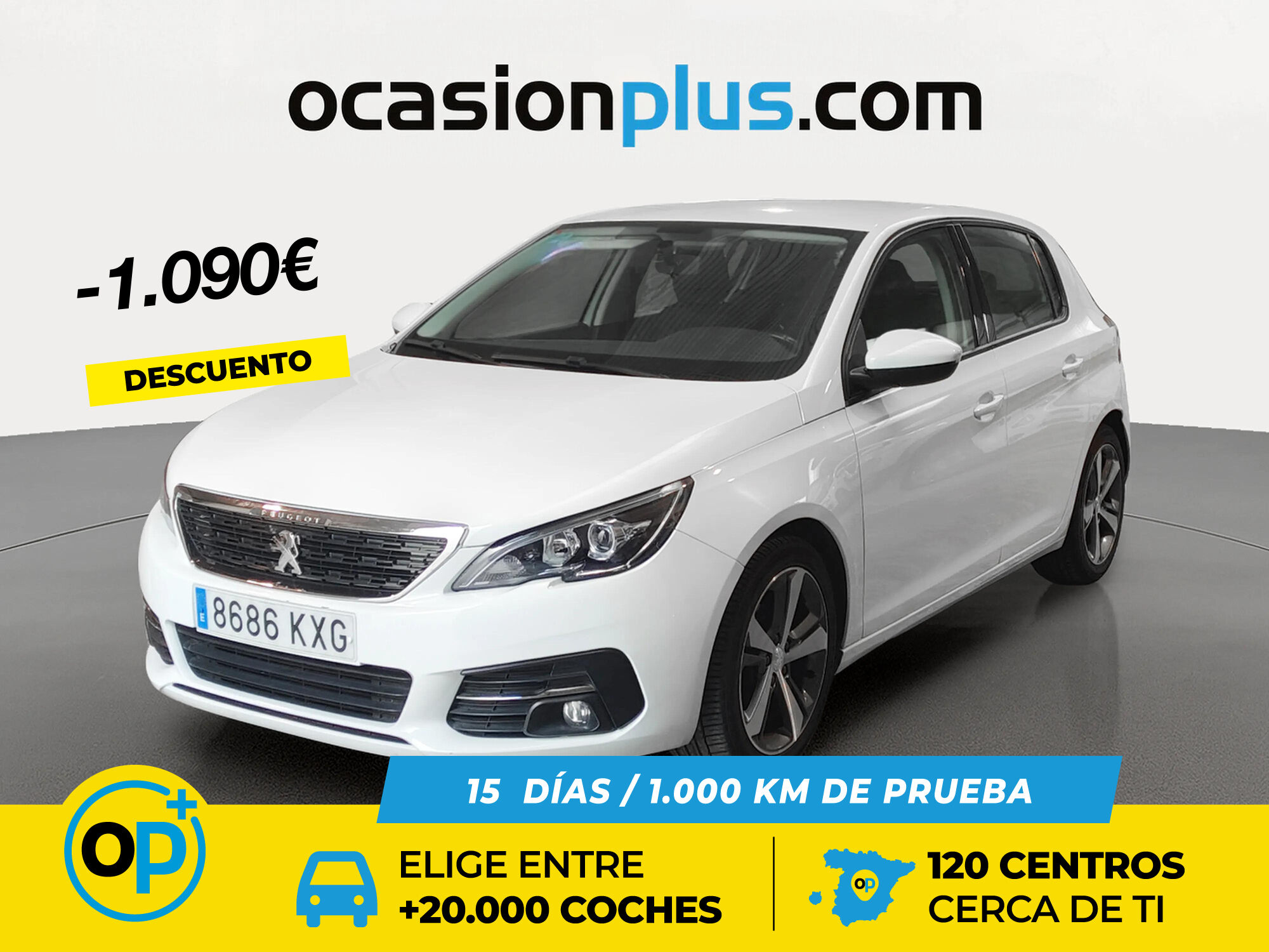 PEUGEOT 308 (BlueHDi 100 Access 75 kW (100 CV)) en Madrid