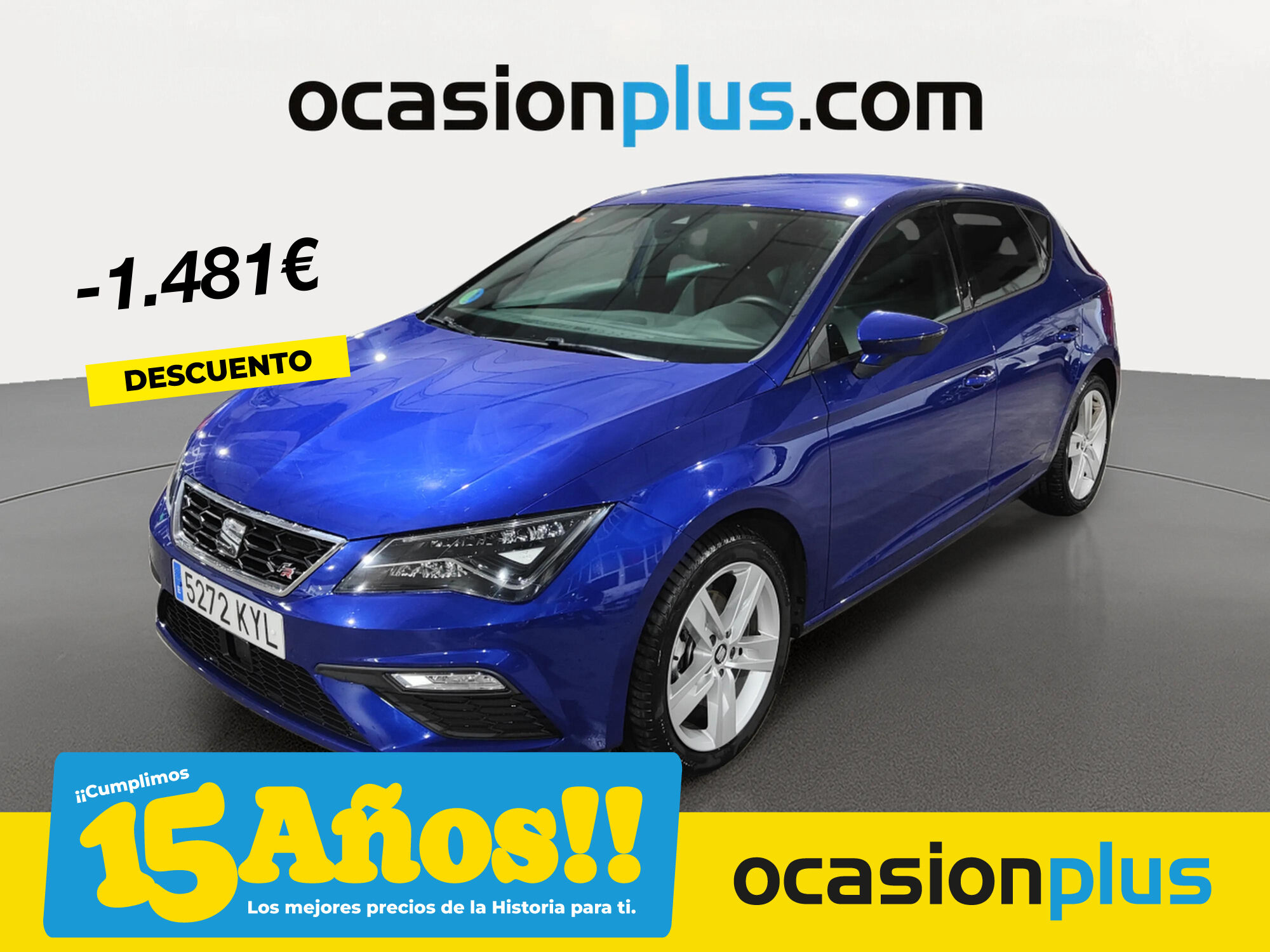 SEAT León (1.5 TGI GNC S&S FR DSG 96 kW (130 CV)) en Madrid