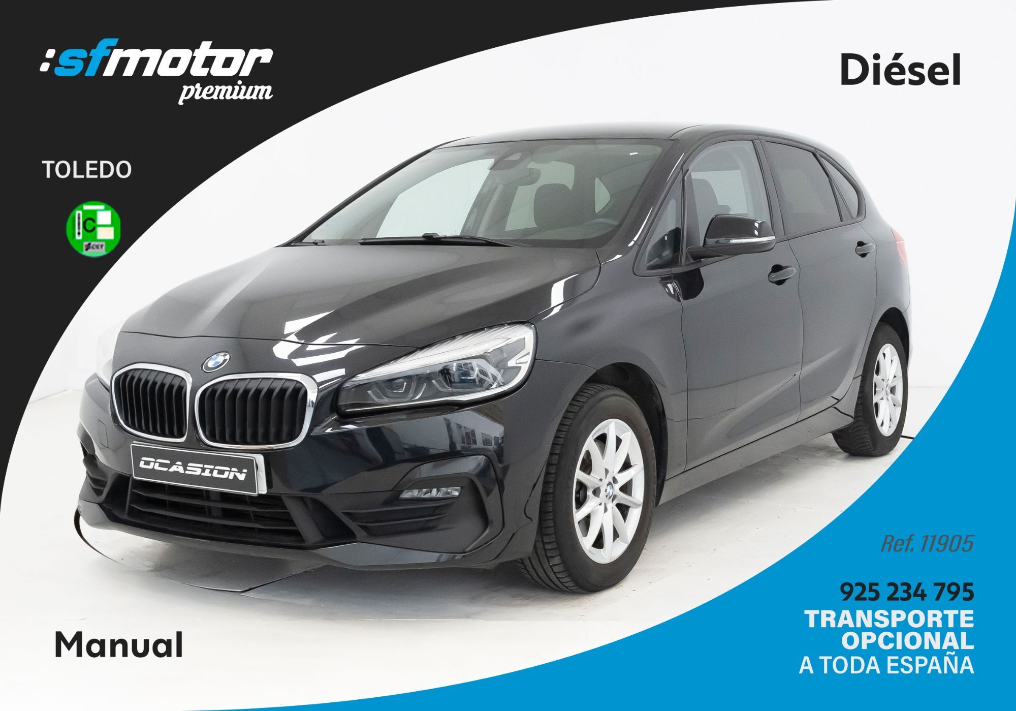 BMW Serie 2 (218d Active Tourer) en Toledo