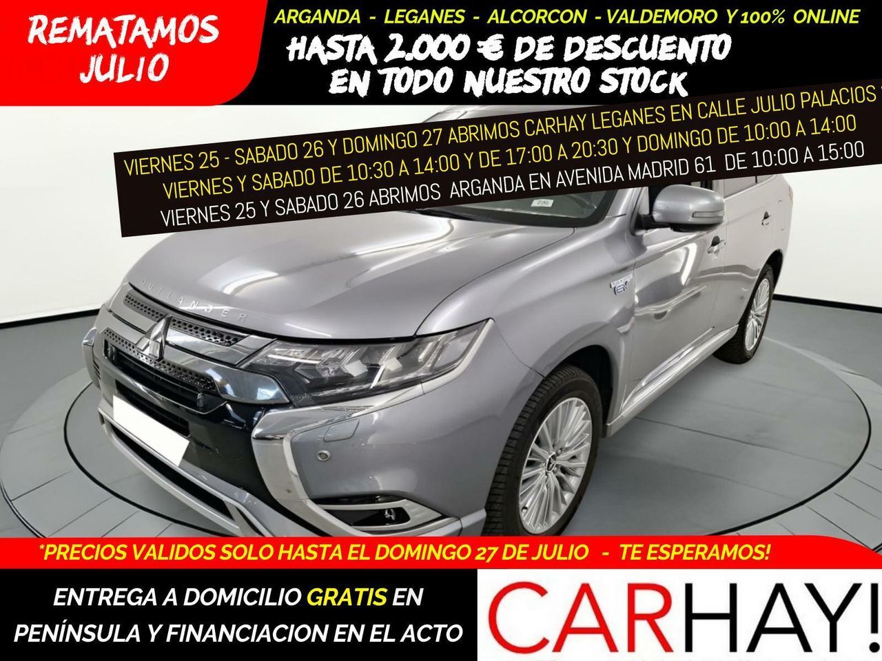 MITSUBISHI Outlander (2.4i 4WD PHEV Business Edition SDA-NAV) en Madrid