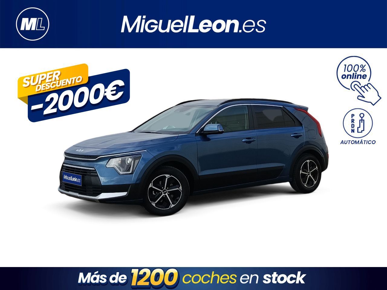 KIA Niro (1.6 GDi HEV 104kW (141CV) Drive) en Palmas, Las