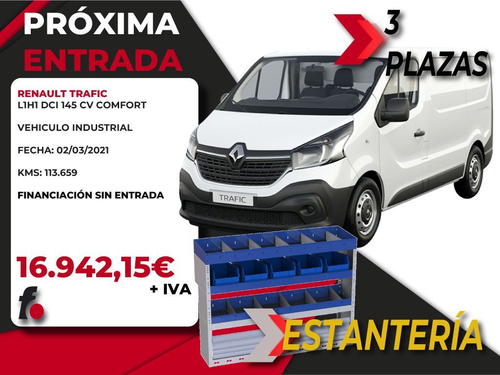 Foto del RENAULT Trafic Furgón 27 L1H1 Energy BluedCi EDC 107kW