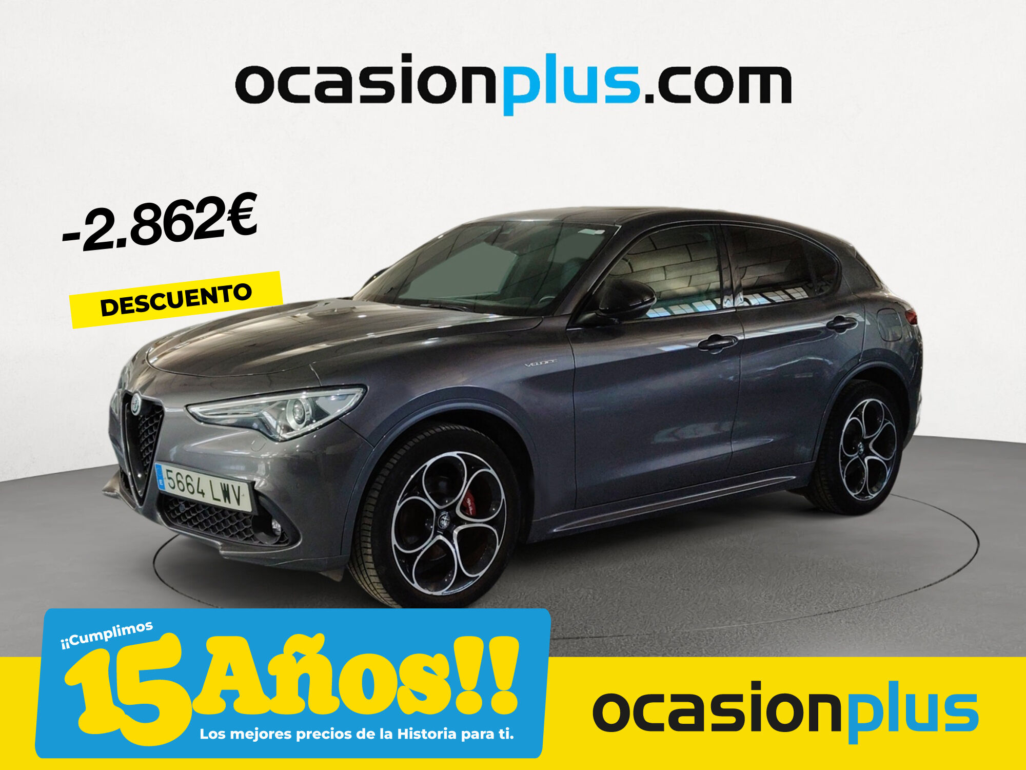 ALFA ROMEO Stelvio (2.2 Diésel Veloce Q4 Auto 154 kW (210 CV)) en Madrid