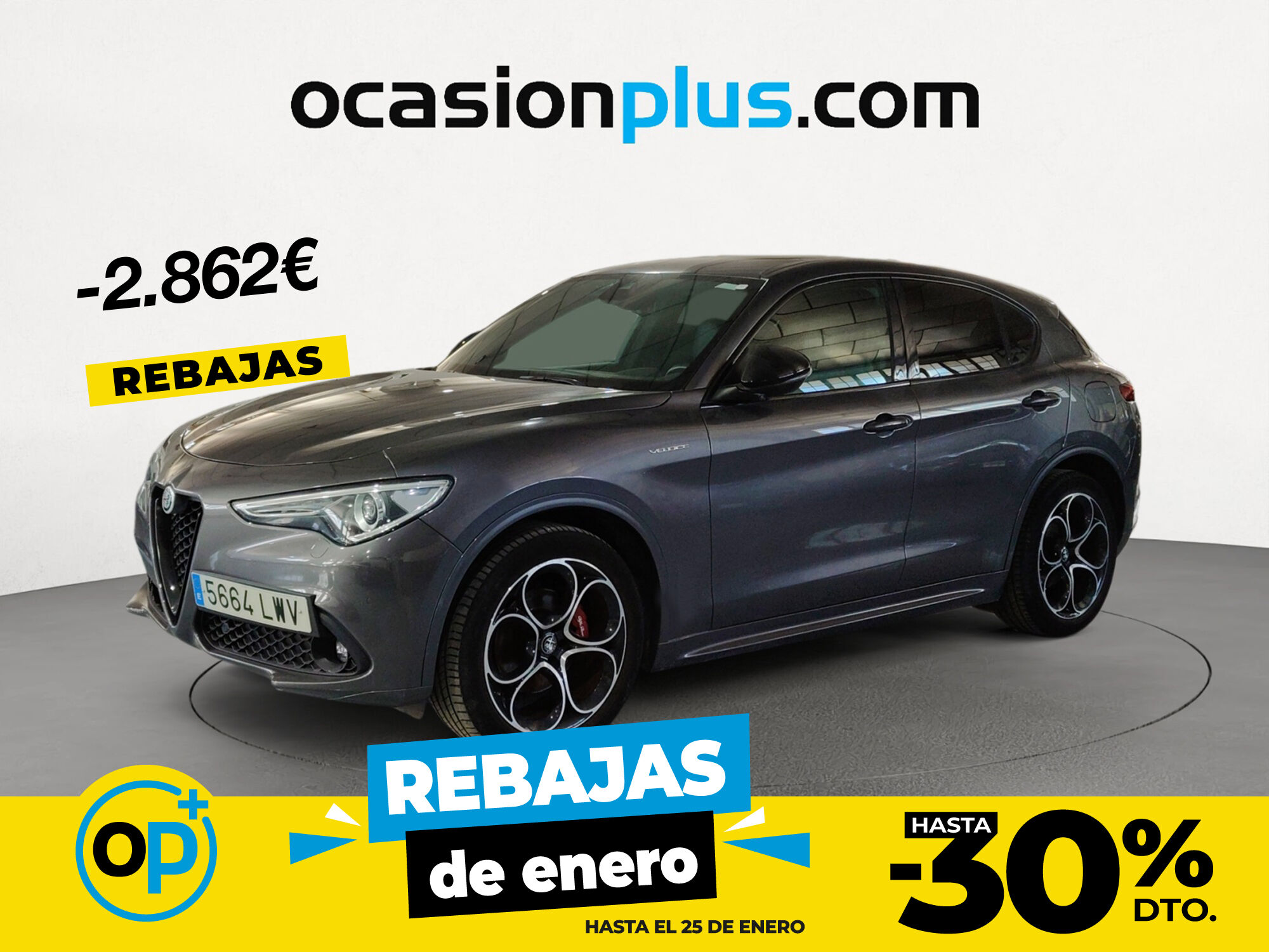 ALFA ROMEO Stelvio (2.2 Diésel Veloce Q4 Auto 154 kW (210 CV)) en Madrid