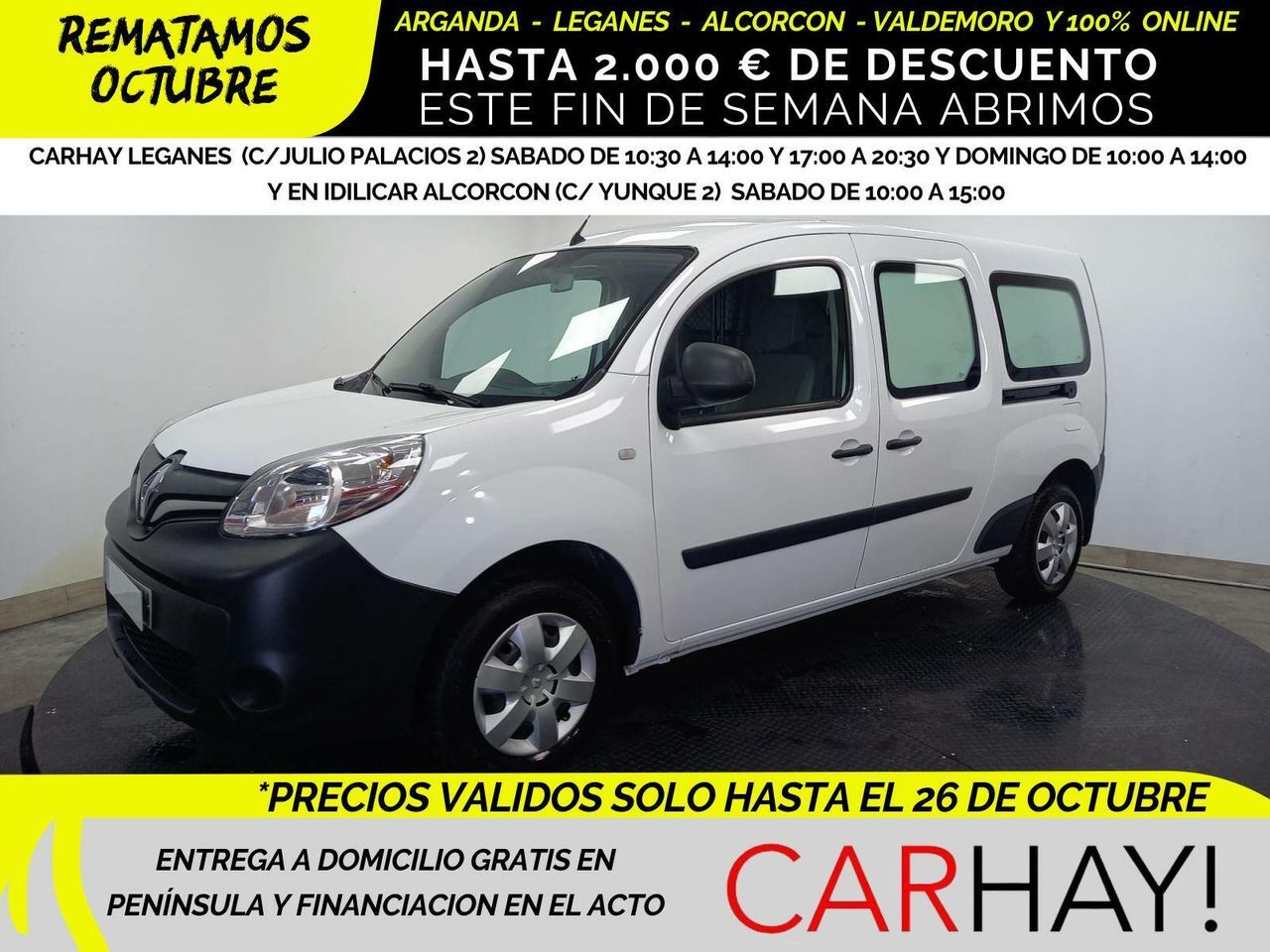 RENAULT Kangoo (EXPRESS MAXI 1.5 Blue d Grand Confort) en Madrid