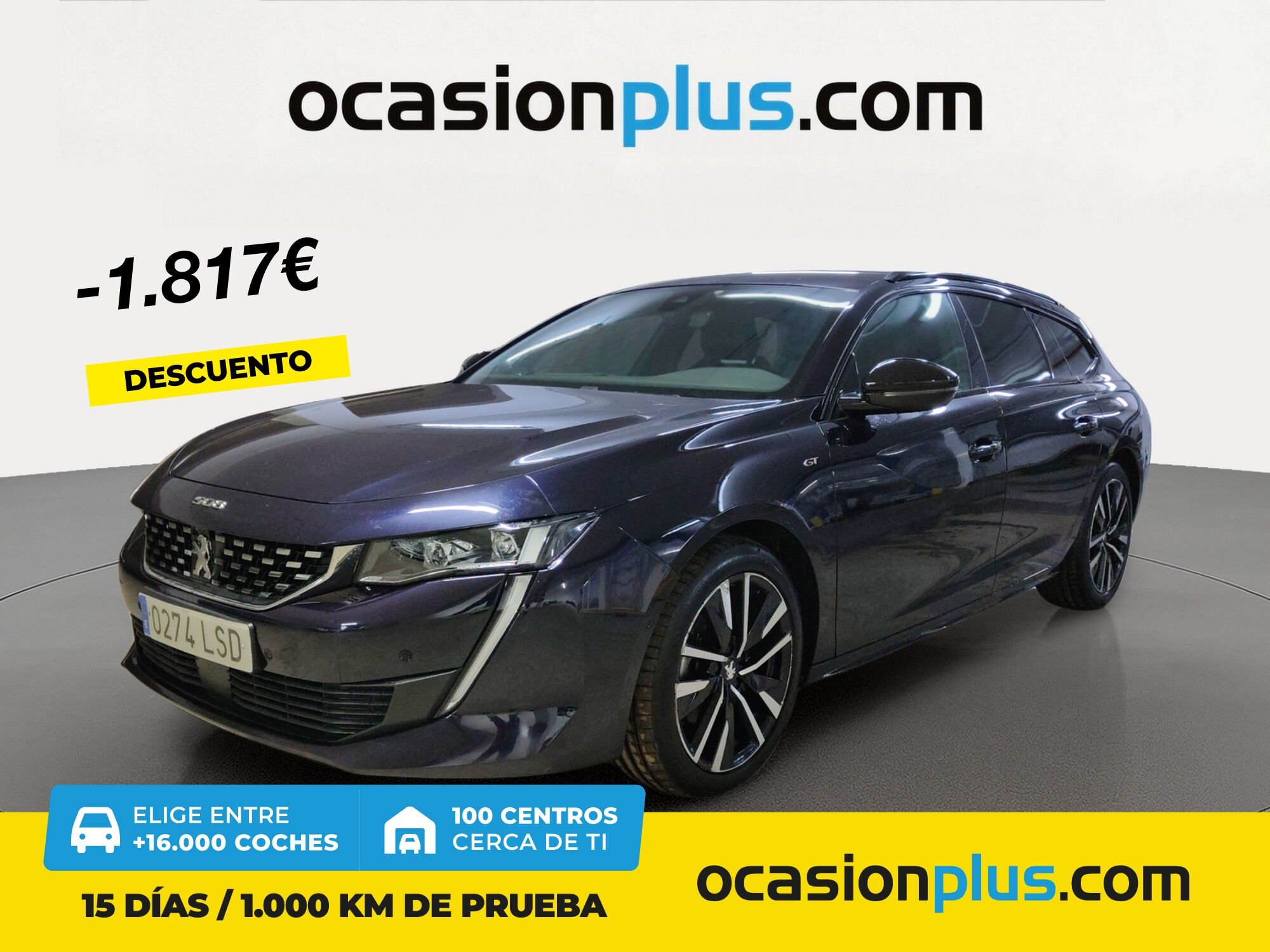 PEUGEOT 508 (BlueHDi 130 S&S GT EAT8 96 kW (130 CV)) en Madrid