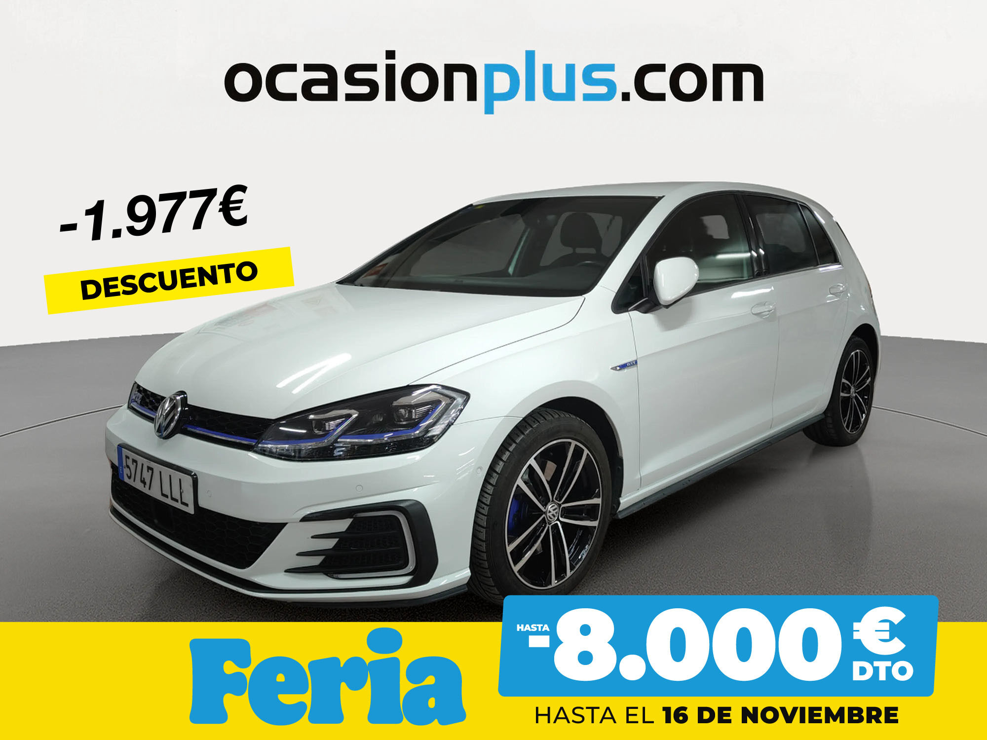 VOLKSWAGEN Golf (GTE 1.4 TSI e-Power 150 kW (204 CV) DSG) en Madrid