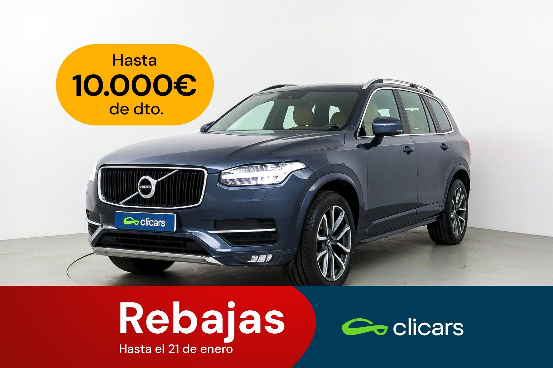 VOLVO XC90 (XC90 D5 Momentum 7pl. AWD 235 Aut.) en Madrid