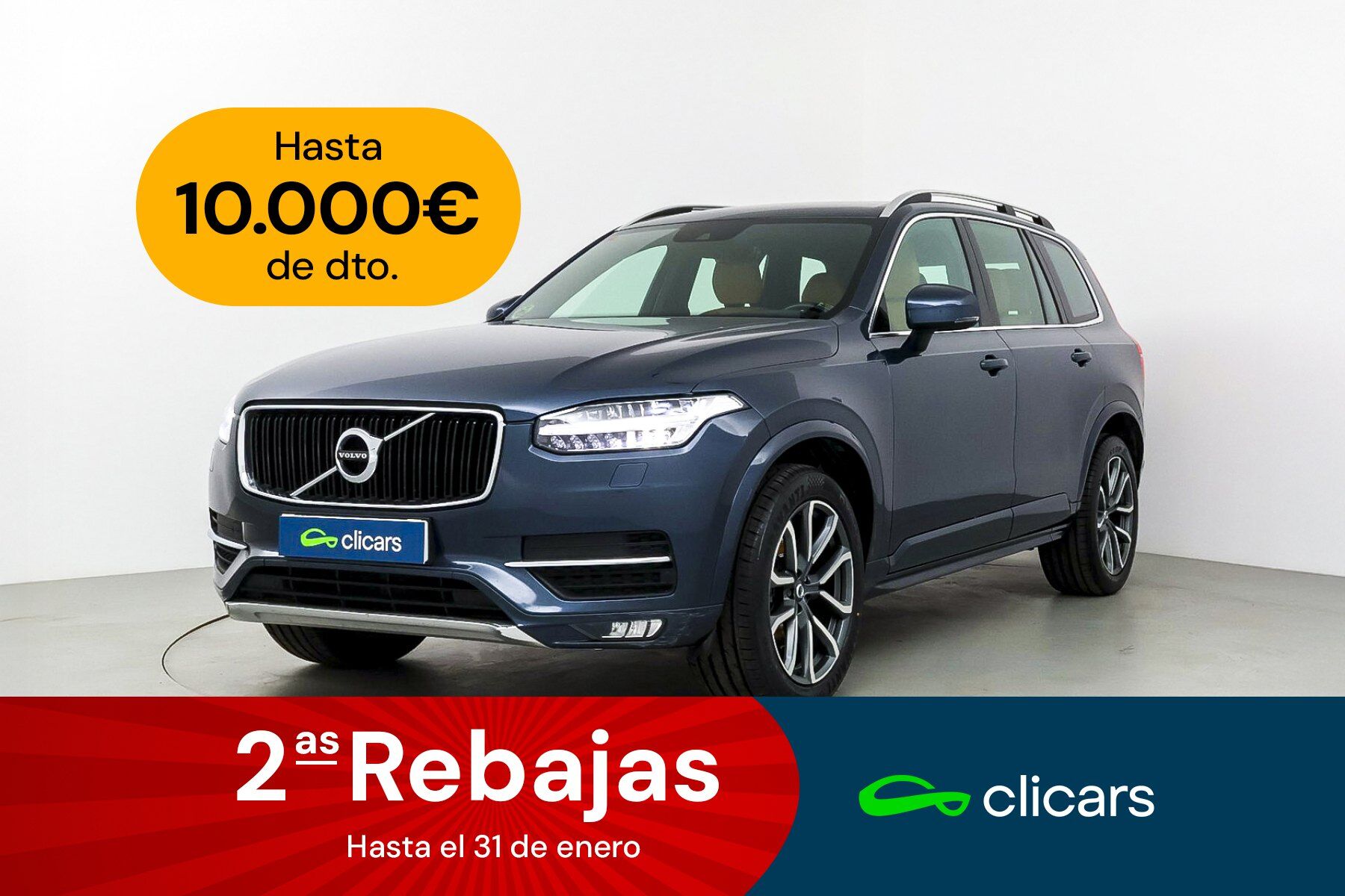 VOLVO XC90 (XC90 D5 Momentum 7pl. AWD 235 Aut.) en Madrid