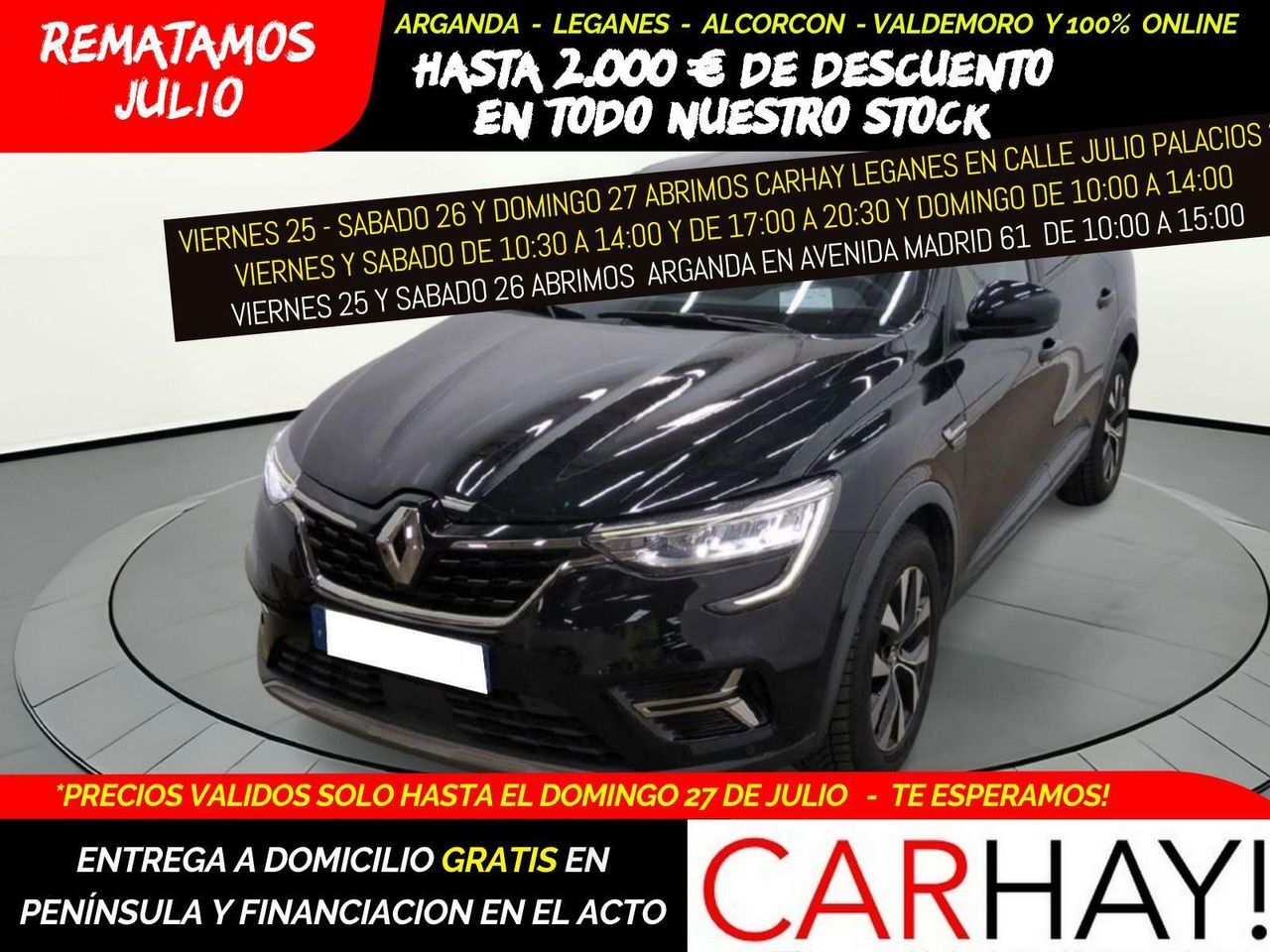 RENAULT Arkana (BUSINESS 1.6 E-TECH HYBRID  BVA6 E6D 145) en Madrid