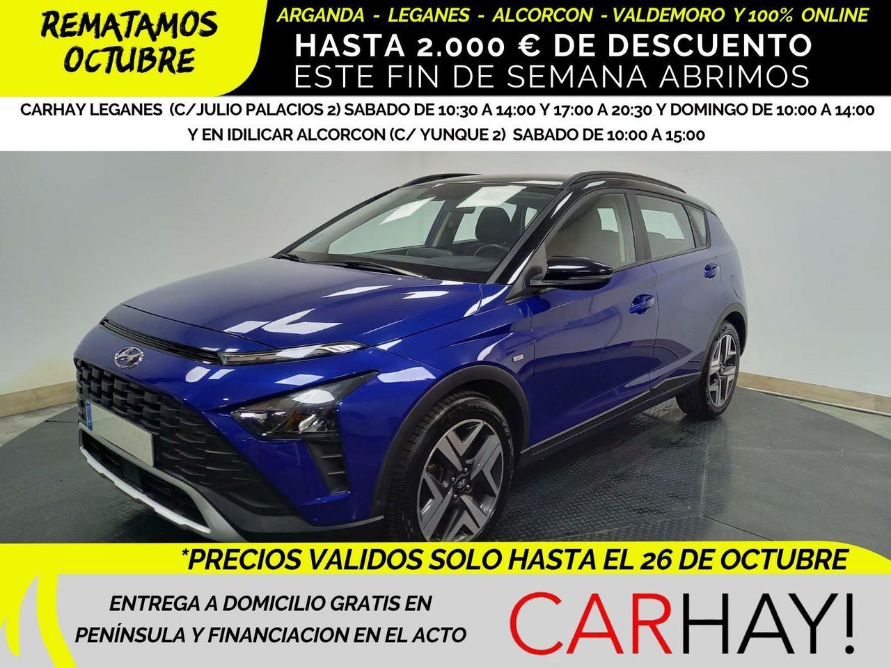 HYUNDAI Bayon (1.0T-GDI 48V INTRO 100CV) en Madrid