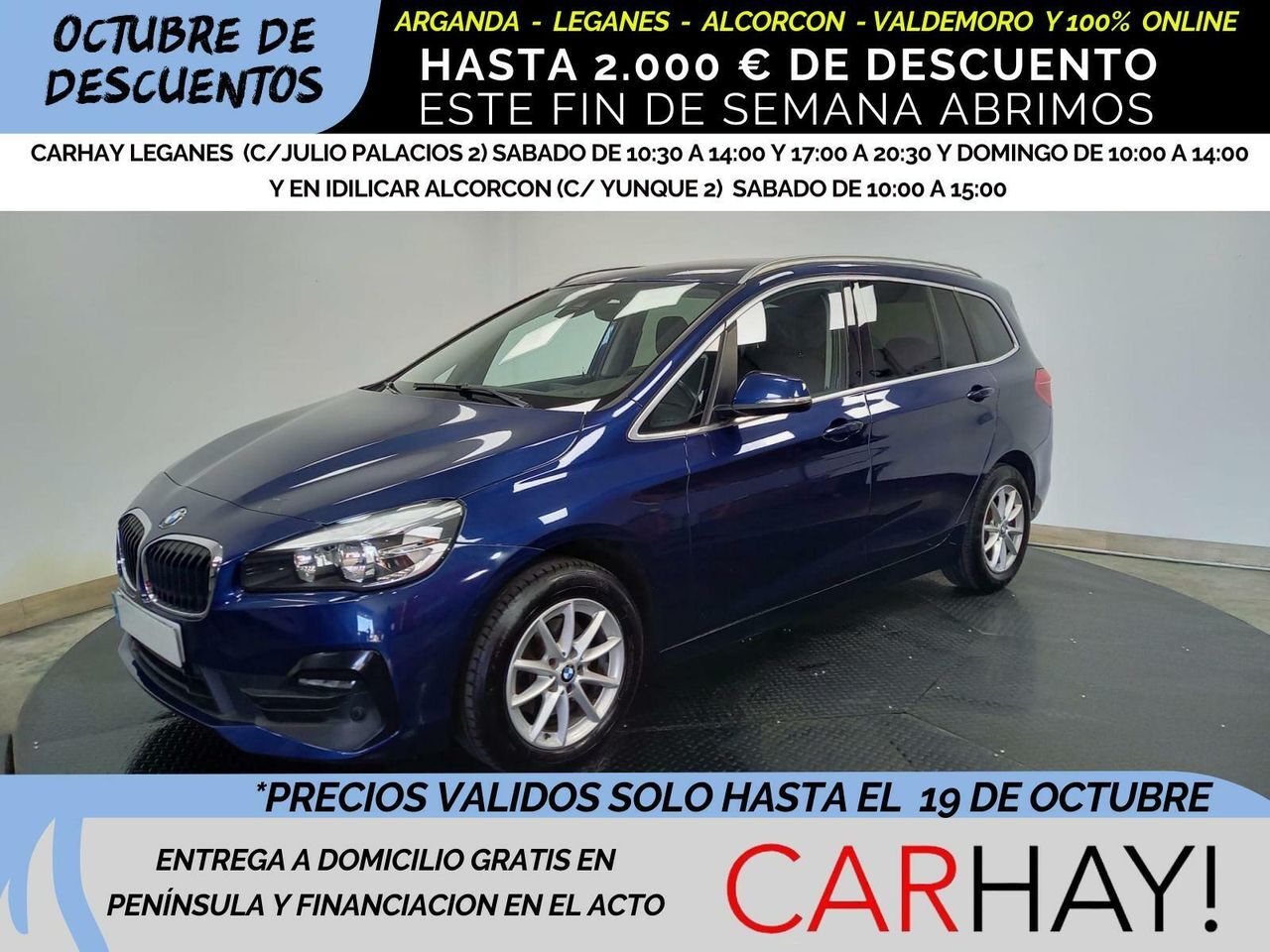 BMW Serie 2 (216 D ADBLUE (EU6D-TEMP)) en Madrid