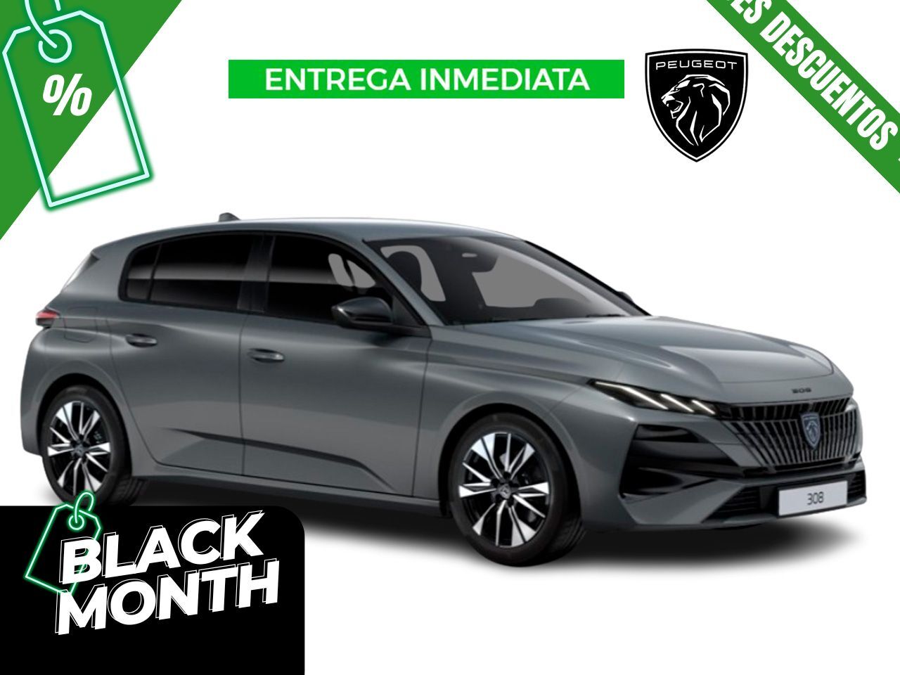 PEUGEOT 308 (5P Allure Hybrid PHEV 180 e-EAT8) en Barcelona