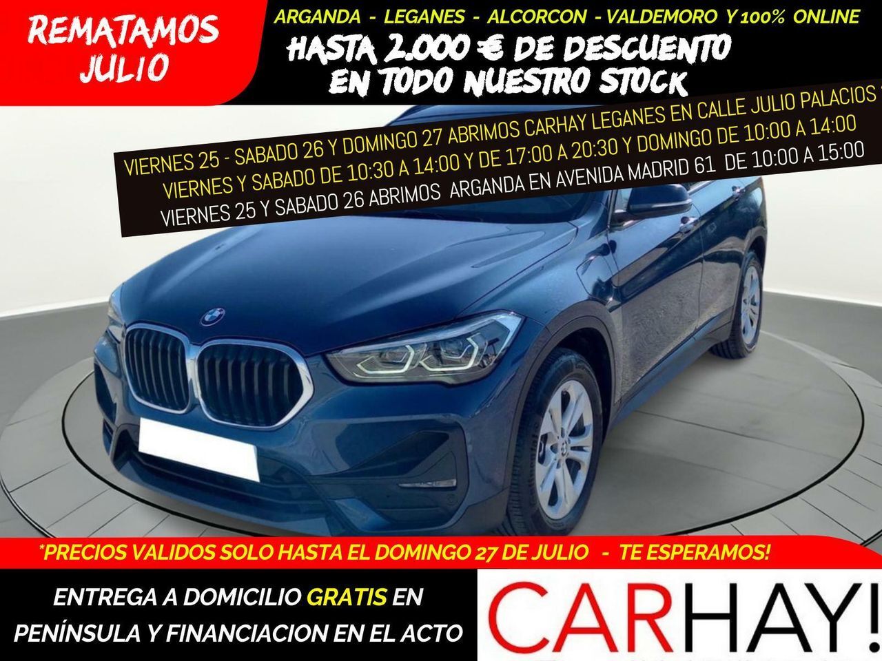 BMW X1 (1.5 XDRIVE25E Mirror Driving Assistant) en Madrid