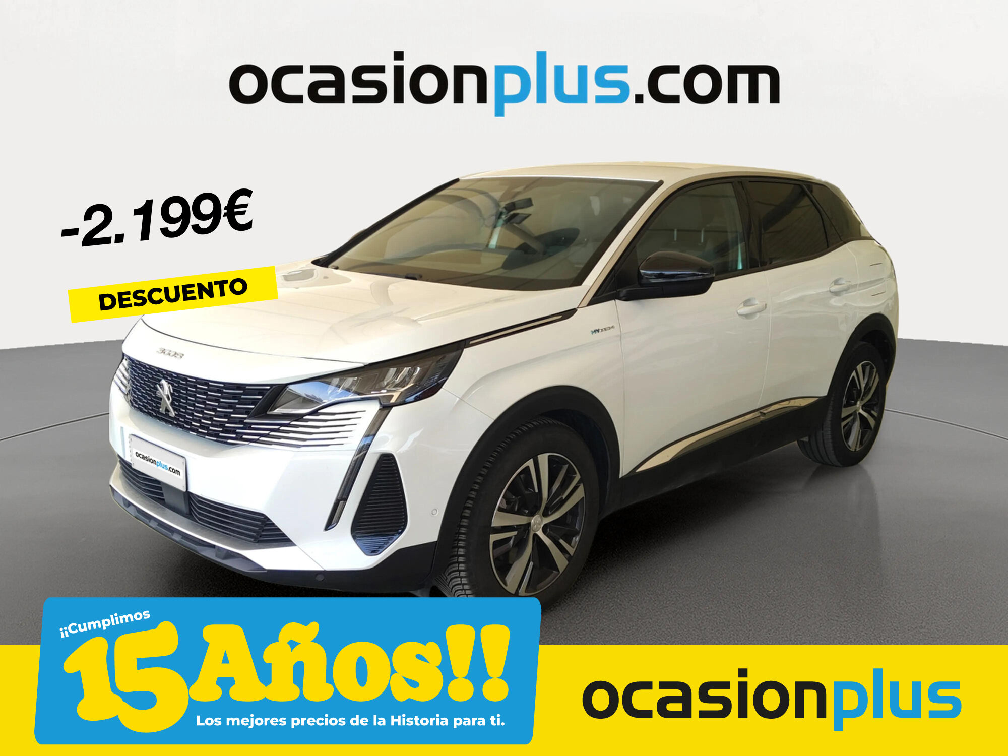 PEUGEOT 3008 (Hybrid 300 Allure Pack e-EAT8 221 kW (300 CV)) en Madrid