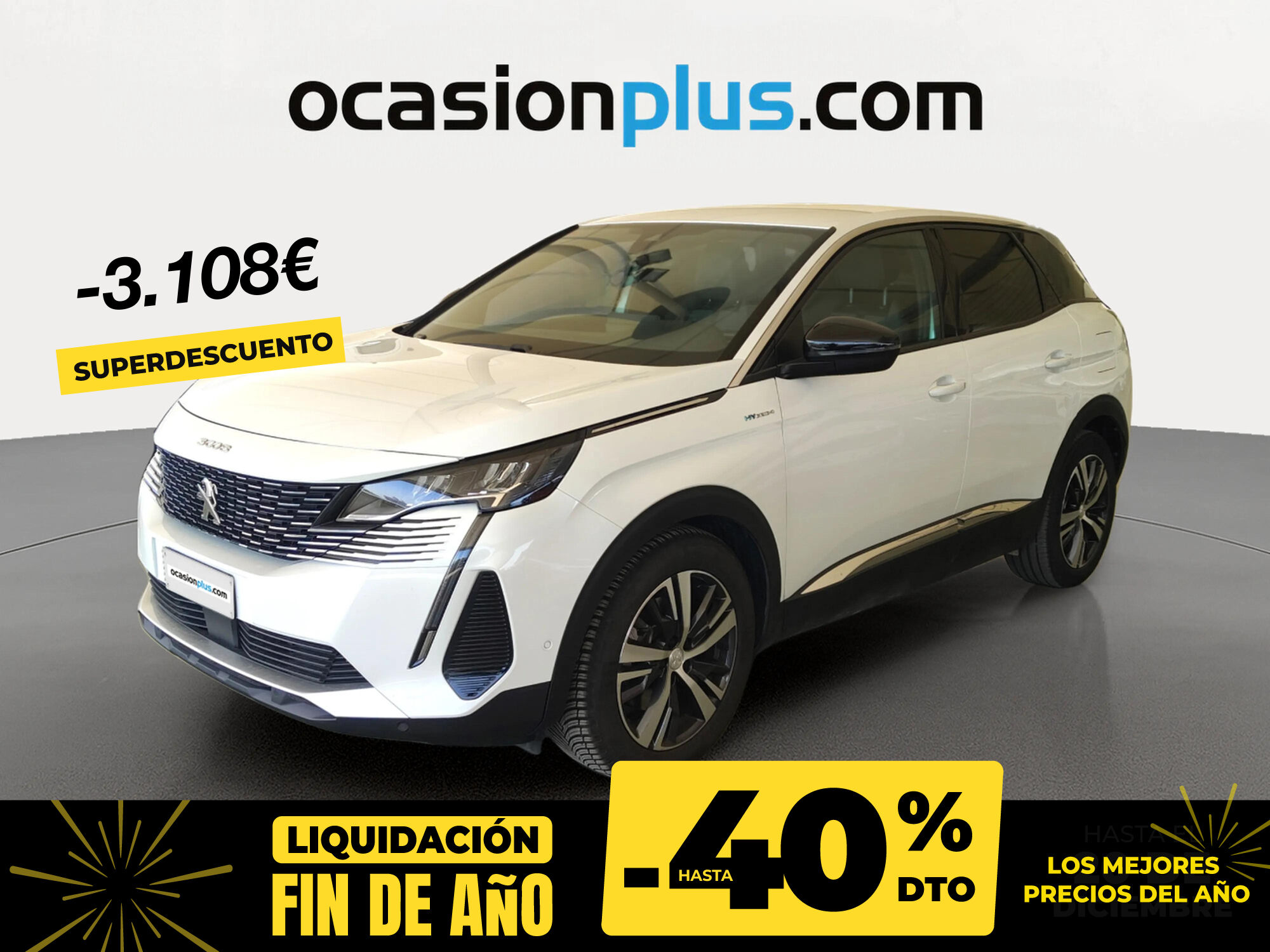 PEUGEOT 3008 (Hybrid 300 Allure Pack e-EAT8 221 kW (300 CV)) en Madrid