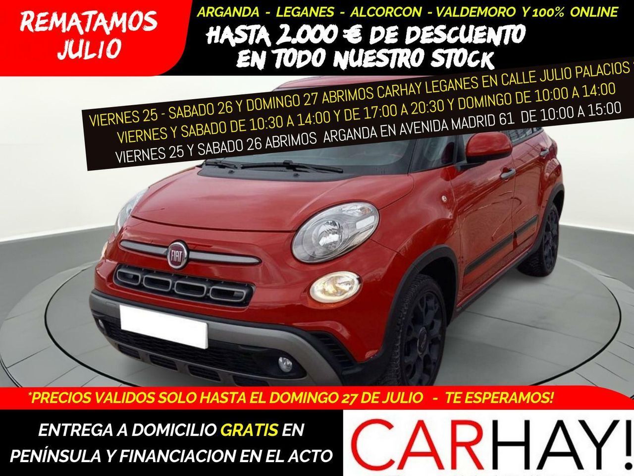 FIAT 500L (CROSS 1.3 MULTIJET CROSS (EU6D-TEMP)) en Madrid