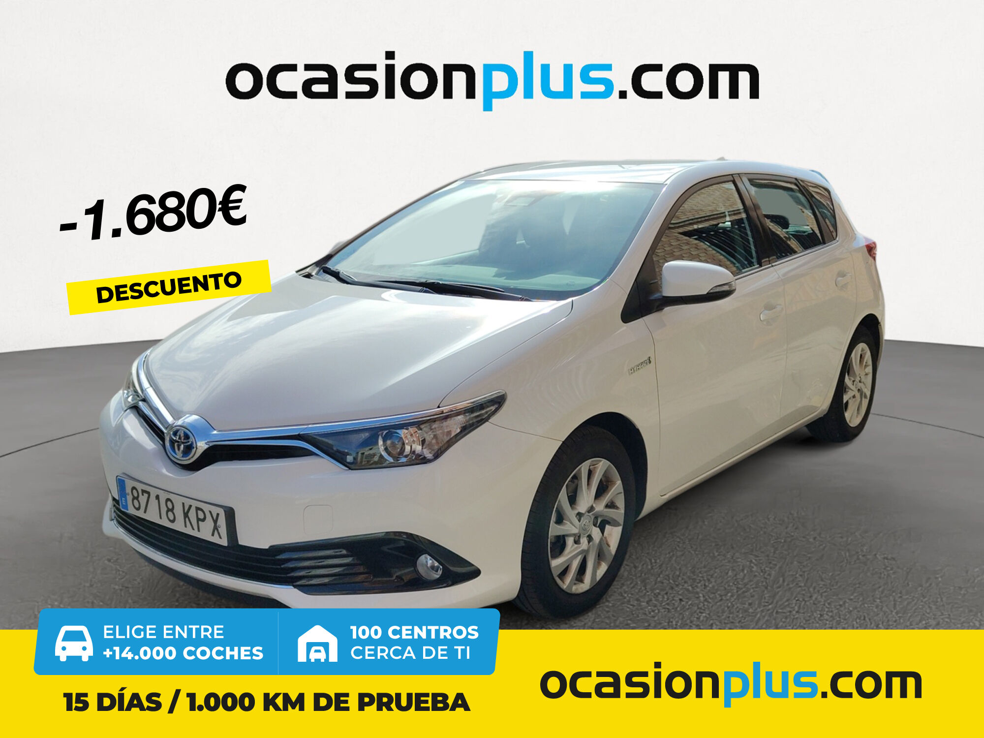 TOYOTA Auris (1.8 Hybrid Active 100 kW (136 CV)) en Madrid