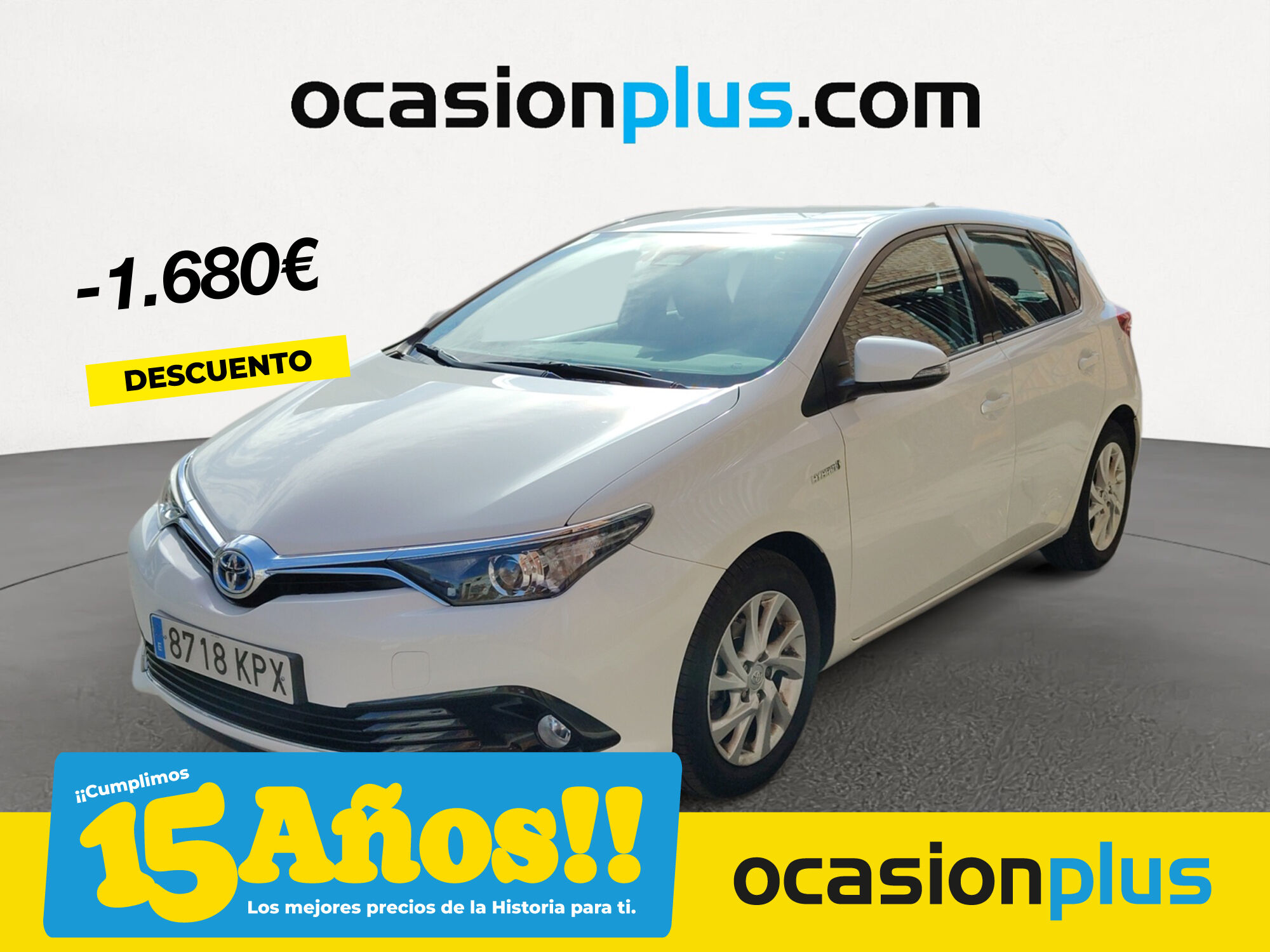 TOYOTA Auris (1.8 Hybrid Active 100 kW (136 CV)) en Madrid