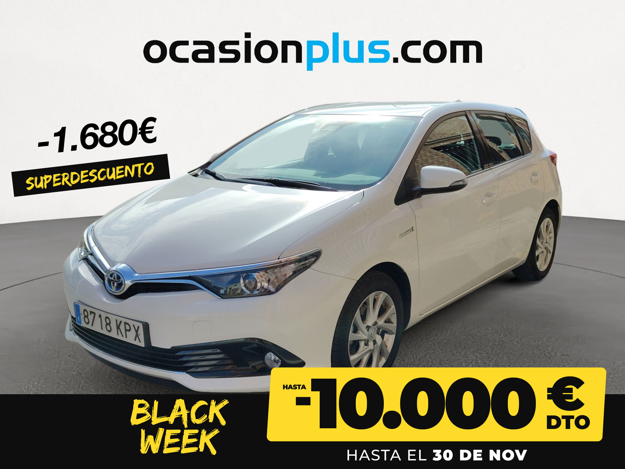 TOYOTA Auris (1.8 Hybrid Active 100 kW (136 CV)) en Madrid