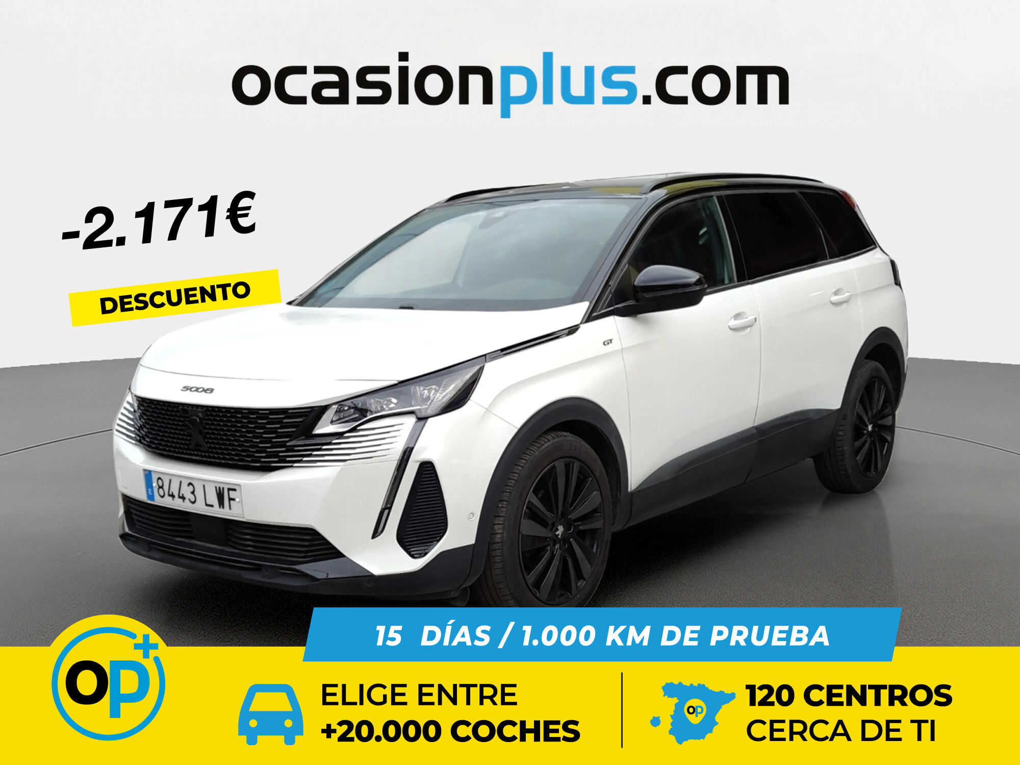 PEUGEOT 5008 (BlueHDi 180 S&S GT EAT8 132 kW (180 CV)) en Madrid