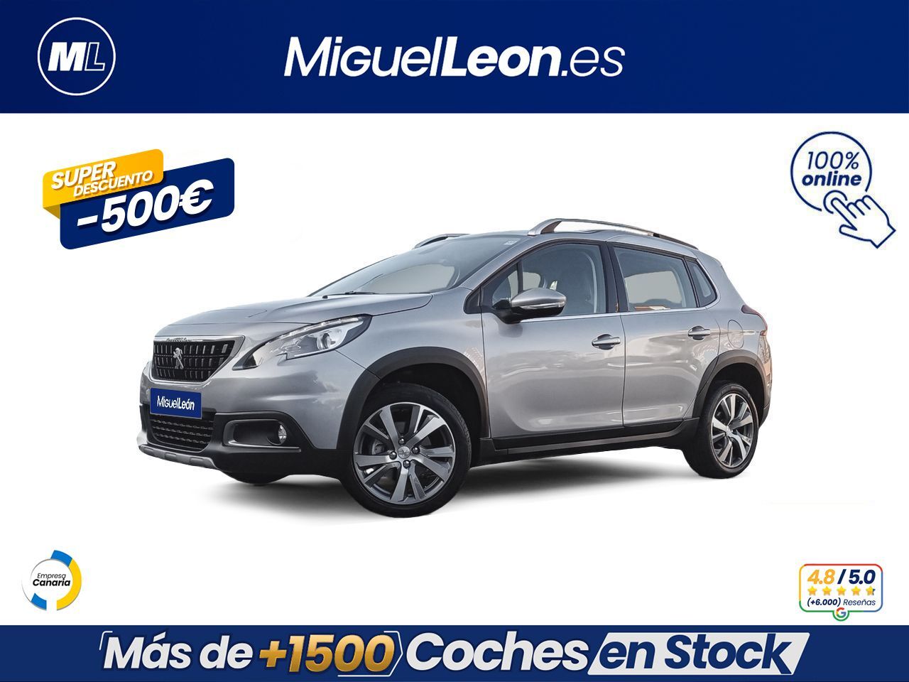 PEUGEOT 2008 (Style 1.2L PureTech 81KW (110CV) S&S) en Palmas, Las