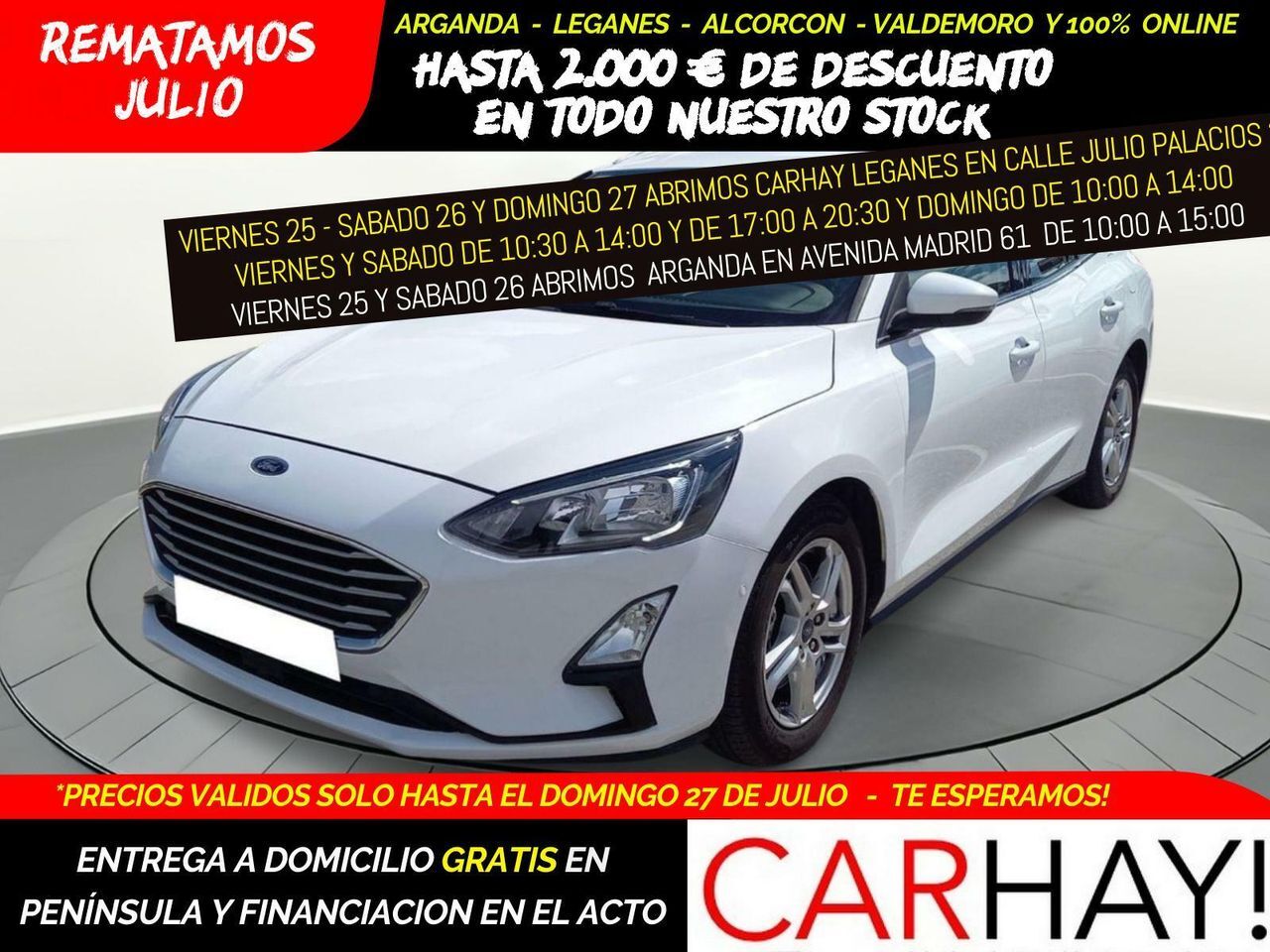 FORD Focus (1.0 Ecoboost MHEV 92kW Trend+ SB) en Madrid