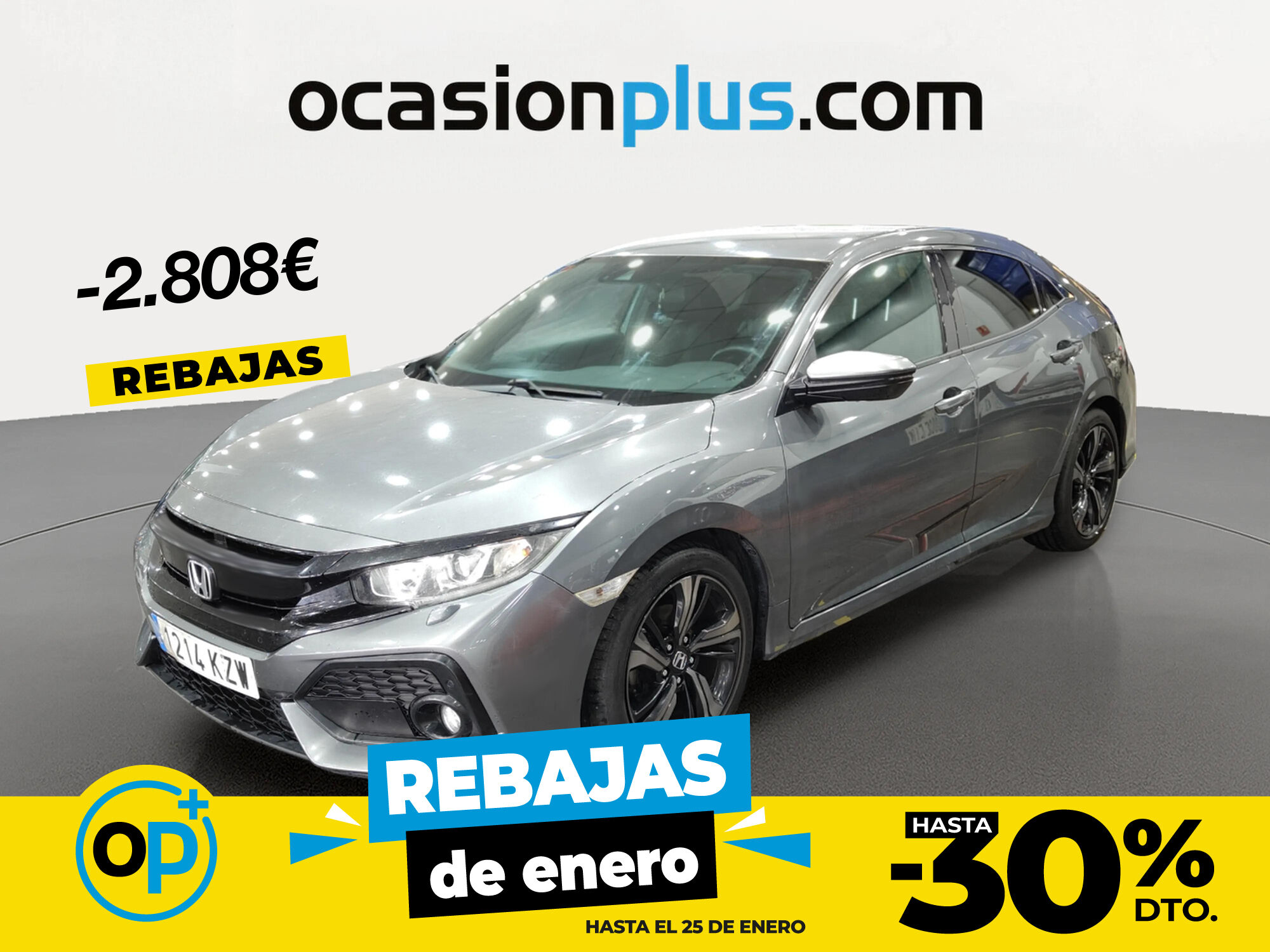 HONDA Civic (1.0 I-VTEC TURBO Elegance Navi CVT 95 kW (129 CV)) en Madrid