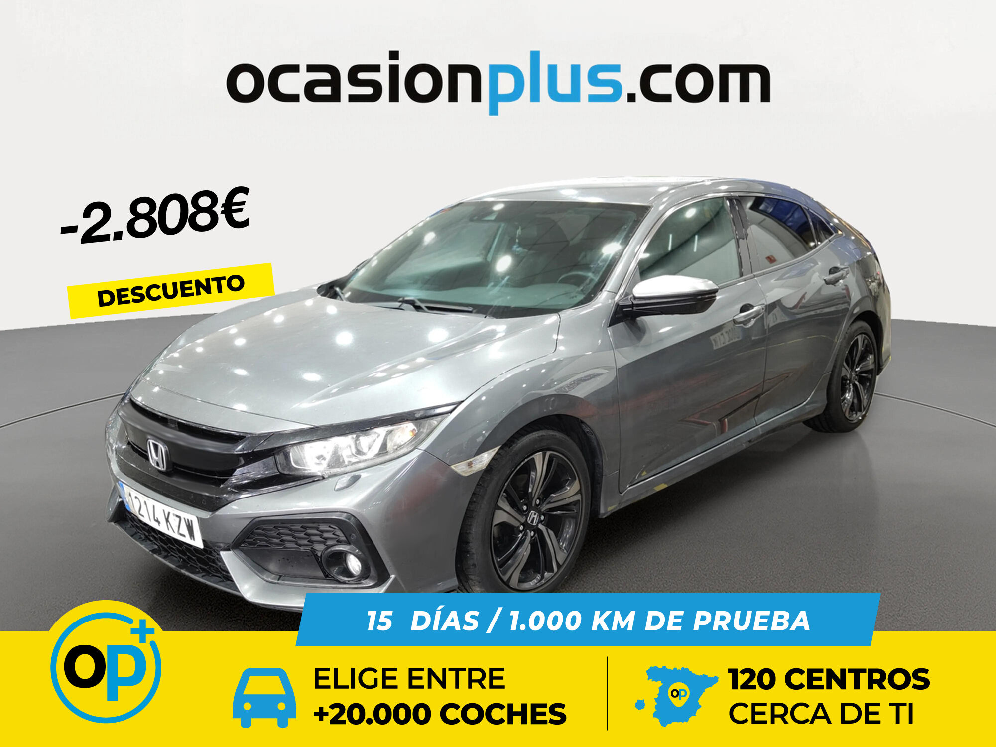 HONDA Civic (1.0 I-VTEC TURBO Elegance Navi CVT 95 kW (129 CV)) en Madrid