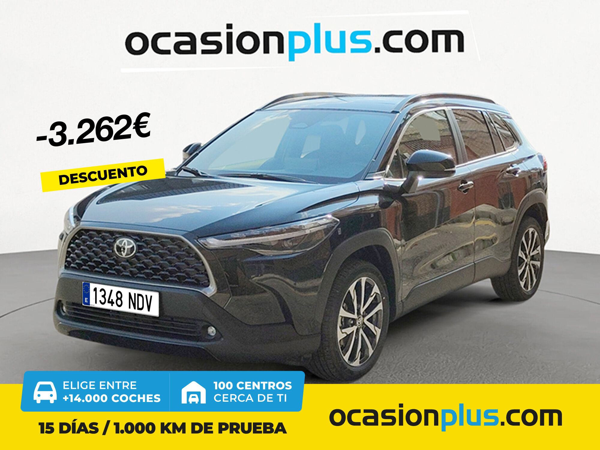 TOYOTA Corolla Cross (1.8 Híbrido Style Auto 103 kW (140 CV)) en Madrid