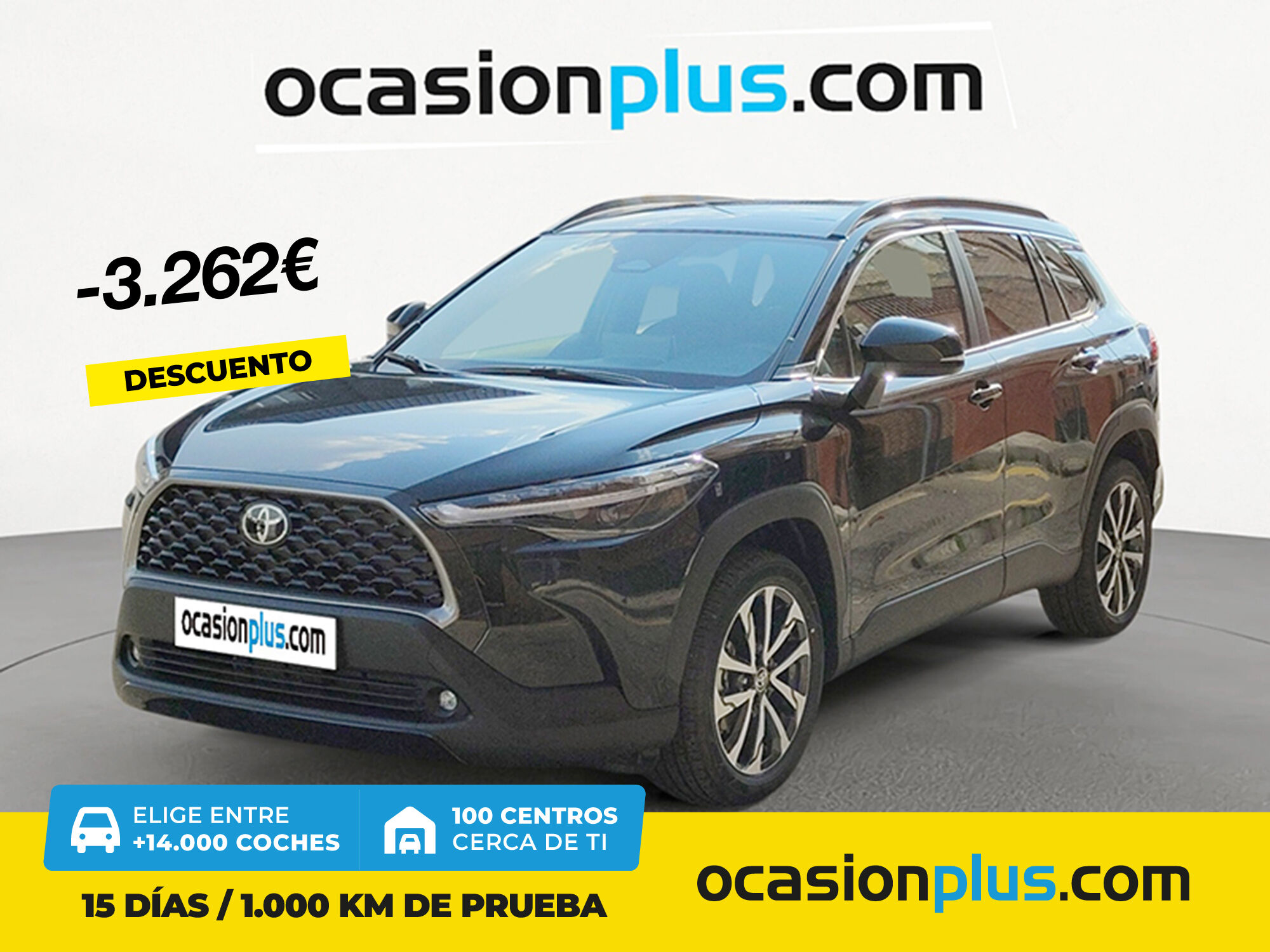 TOYOTA Corolla Cross (1.8 Híbrido Style Auto 103 kW (140 CV)) en Madrid