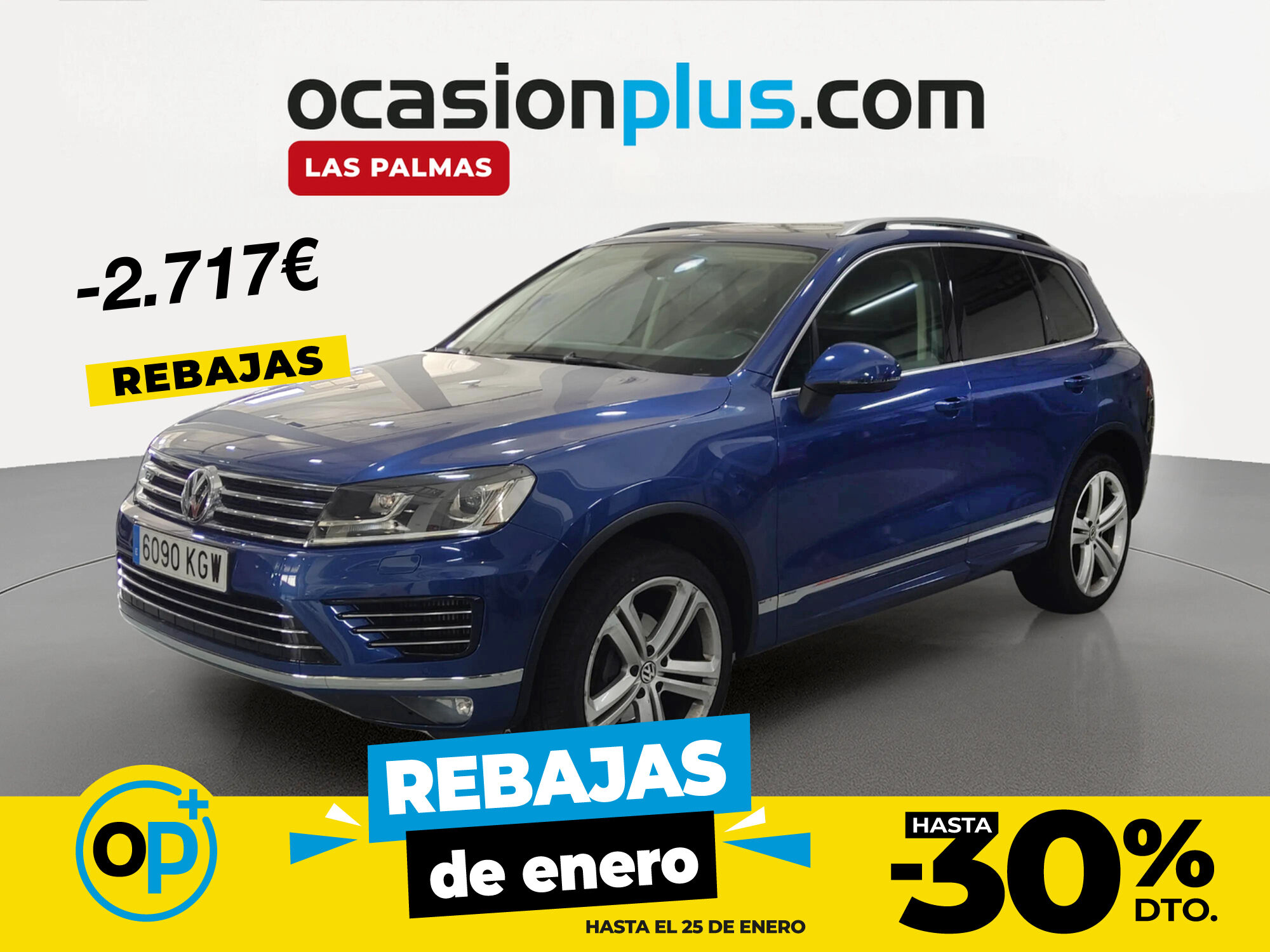 VOLKSWAGEN Touareg (R-Line 3.0 TDI BMT 150 kW (204 CV) Tiptronic) en Palmas