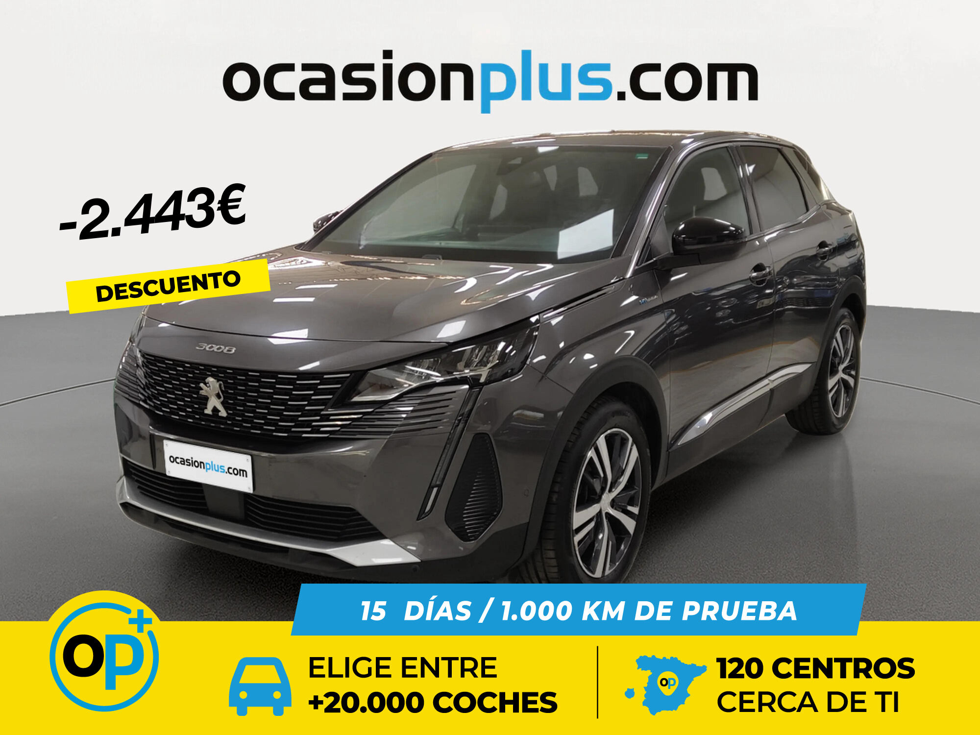 PEUGEOT 3008 (Hybrid 300 Allure Pack e-EAT8 221 kW (300 CV)) en Madrid
