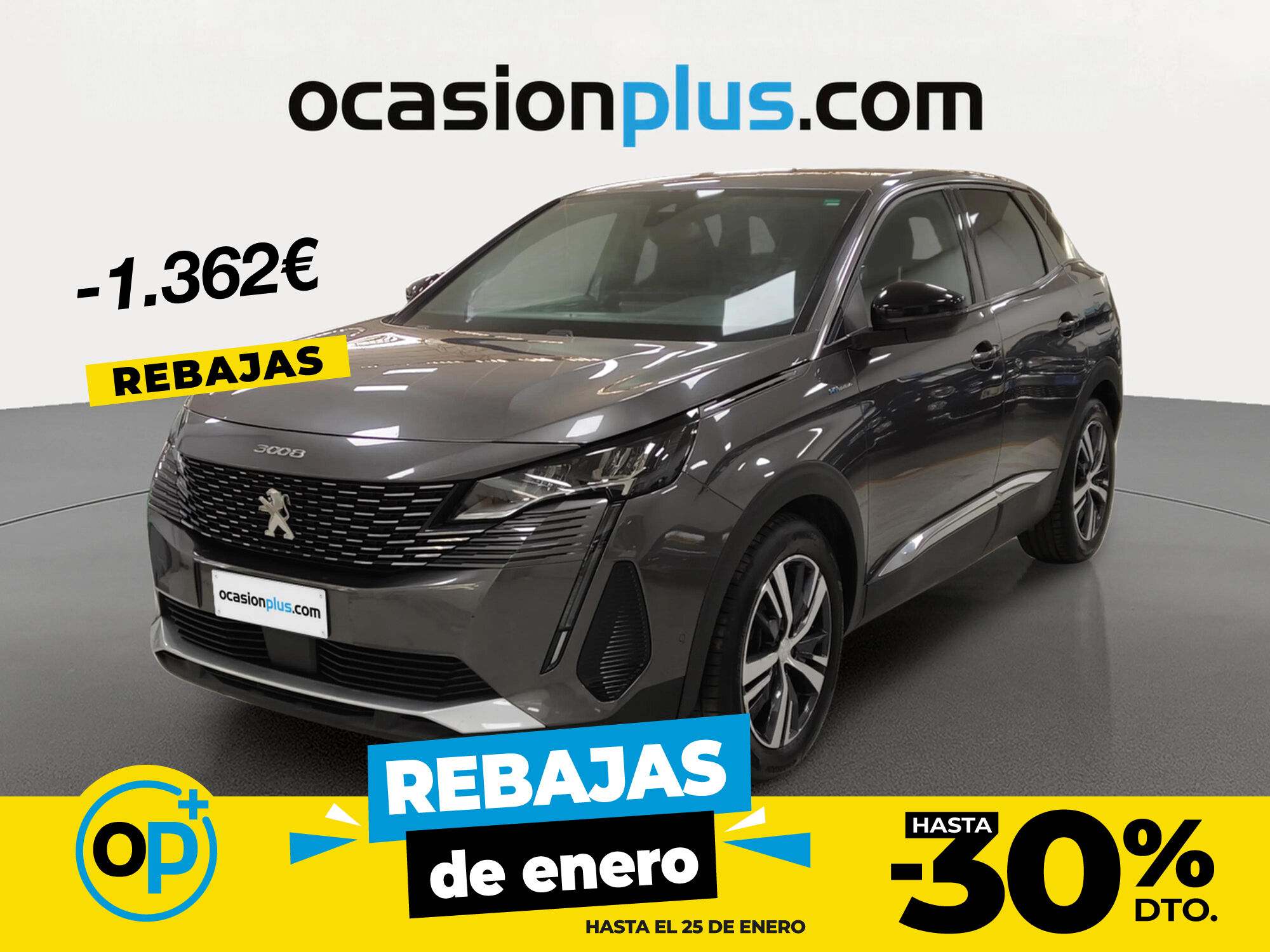 PEUGEOT 3008 (Hybrid 300 Allure Pack e-EAT8 221 kW (300 CV)) en Madrid