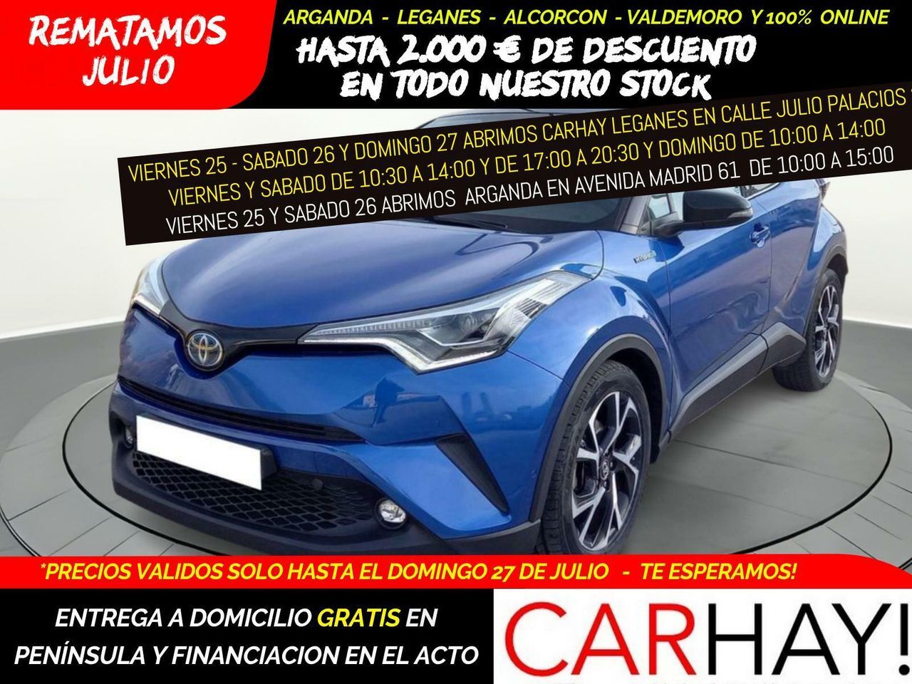 TOYOTA C-HR (1.8 125H Advance) en Madrid