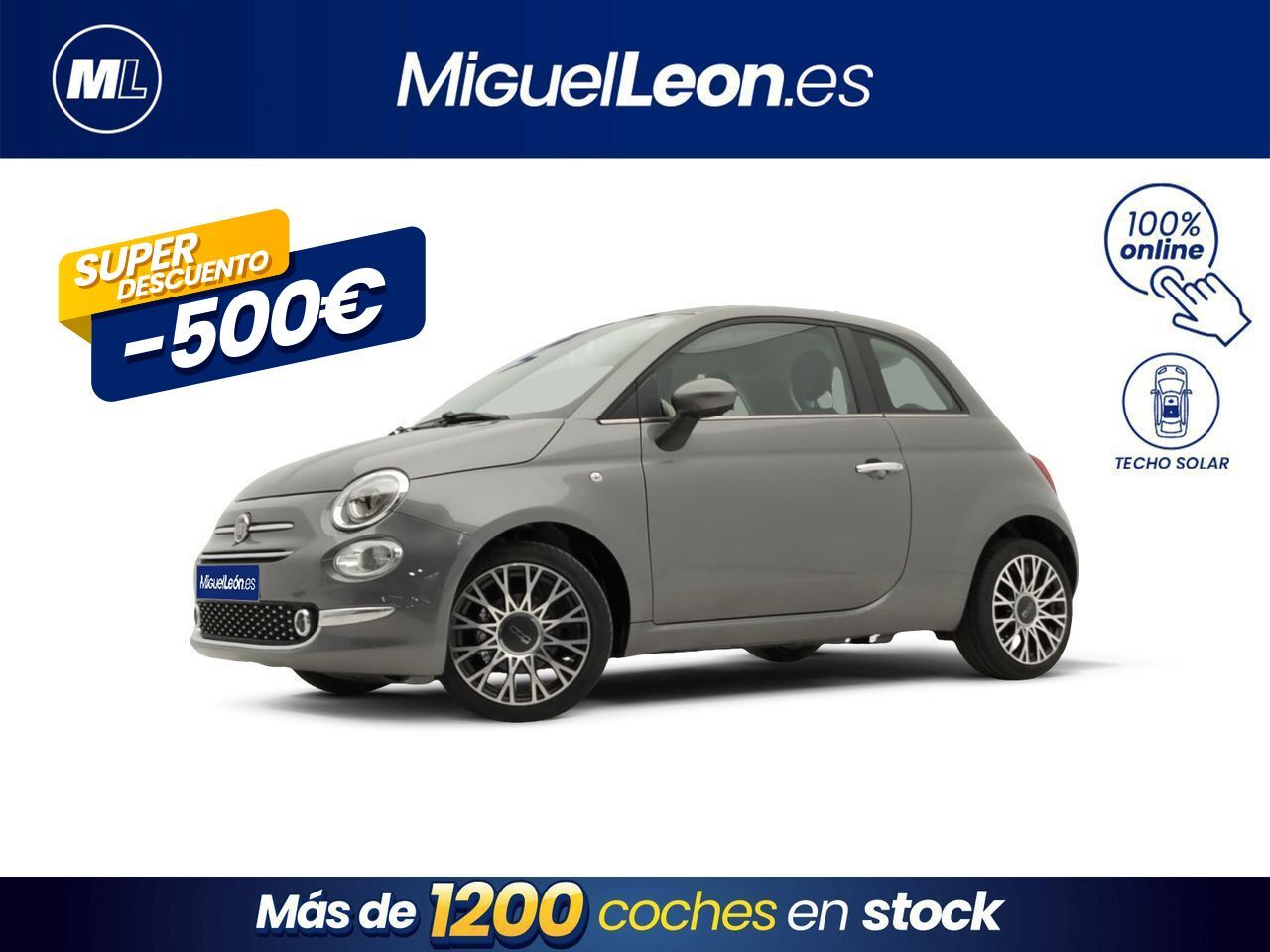 FIAT 500 (Dolcevita 1.0 Hybrid 52KW (70 CV)) en Palmas, Las