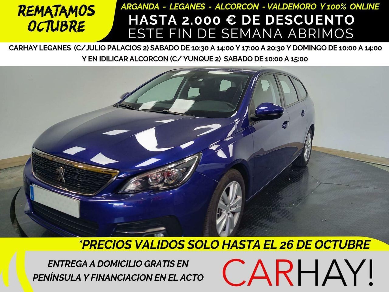 PEUGEOT 308 (SW 1.5 BlueHDi 130ch S&S Active Business) en Madrid