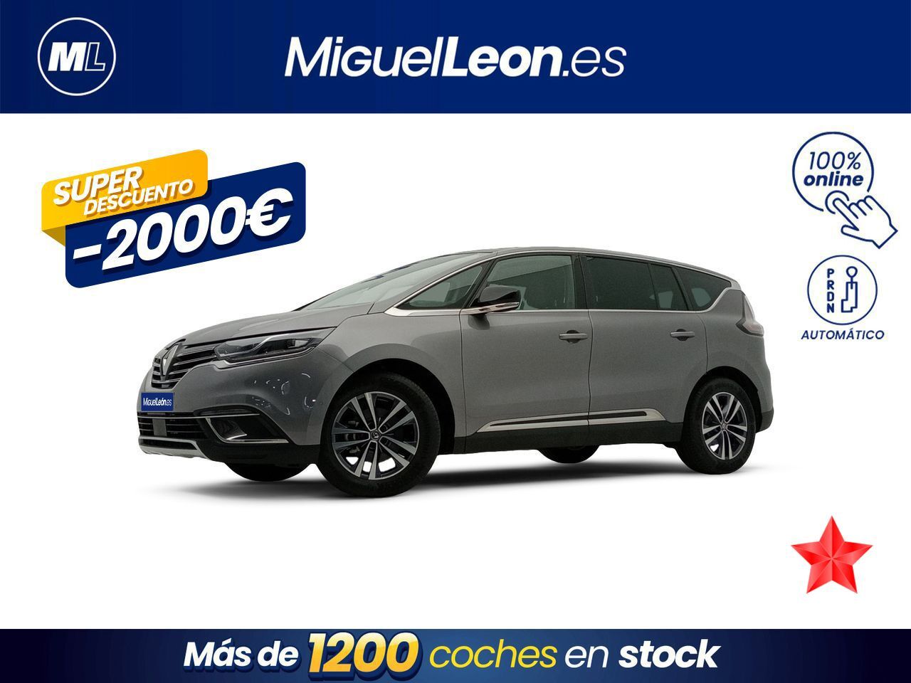 RENAULT Espace (techno Blue dCi 118 kW (160CV) EDC) en Palmas, Las