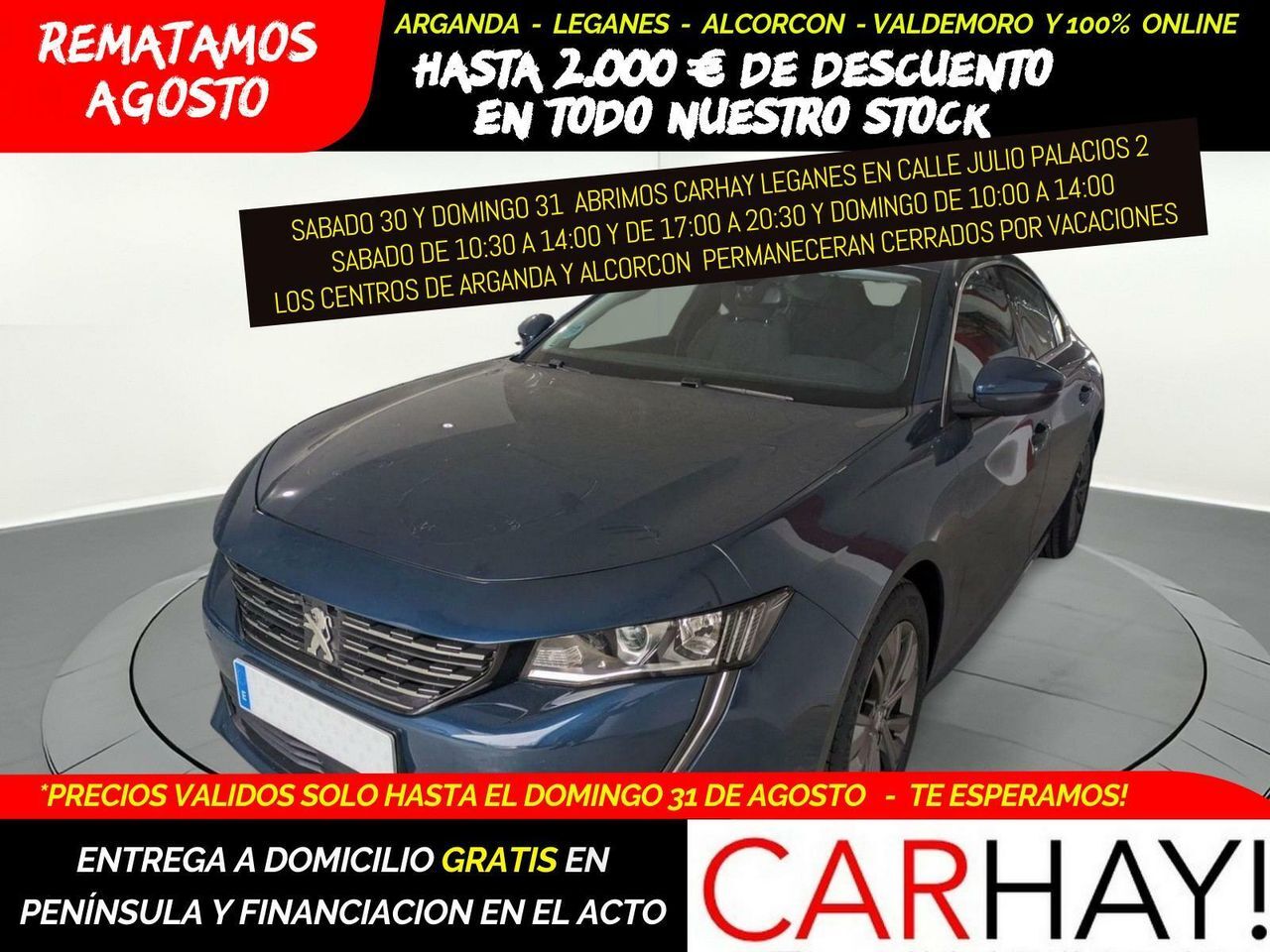 PEUGEOT 508 (ACTIVE BLUE HDI 96 KW 130 S&S 6 VEL MAN) en Madrid