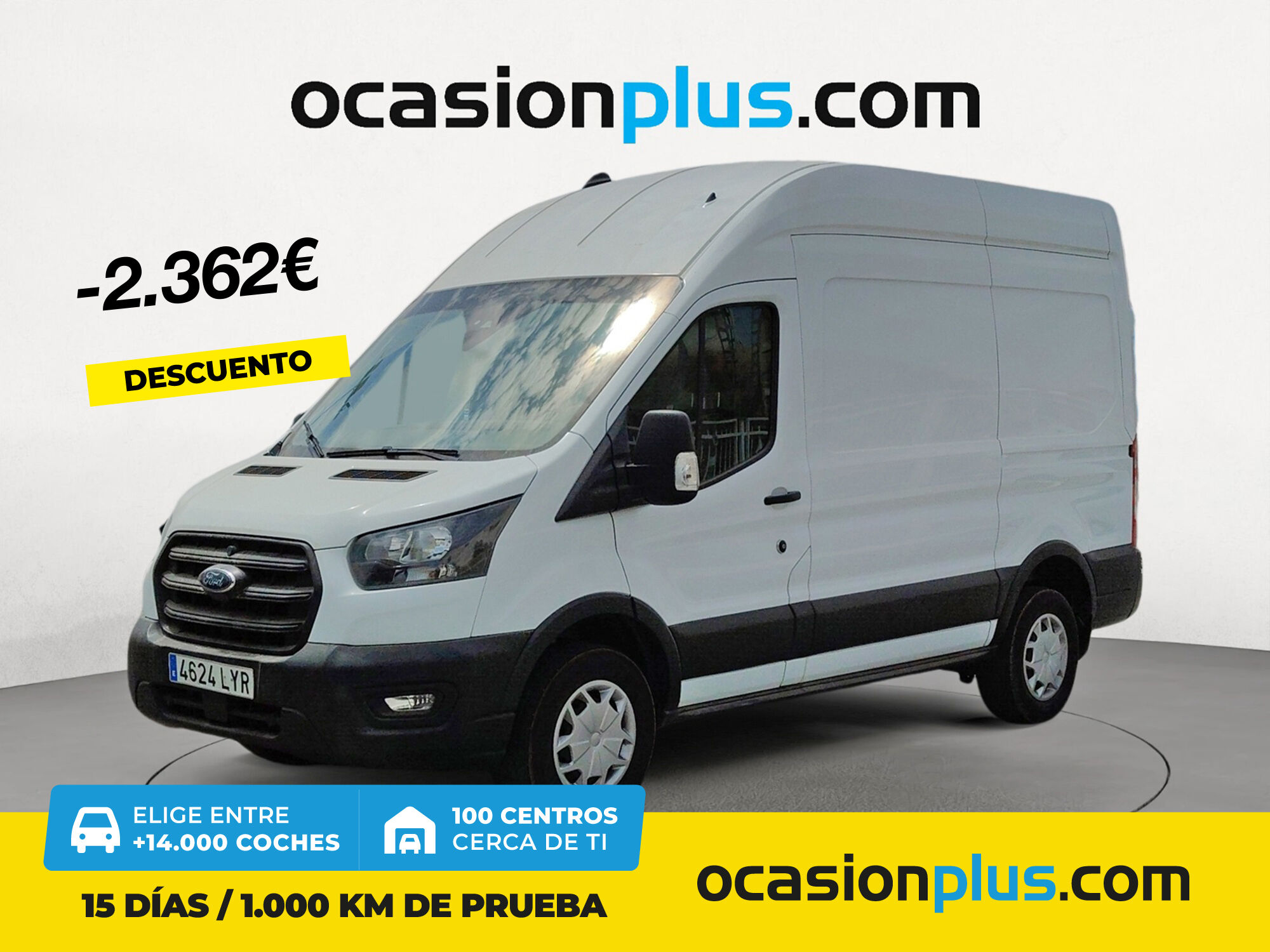 FORD Transit (Furgon 350 MHEV L2H2 Trend FWD 96 kW (130 CV)) en Madrid