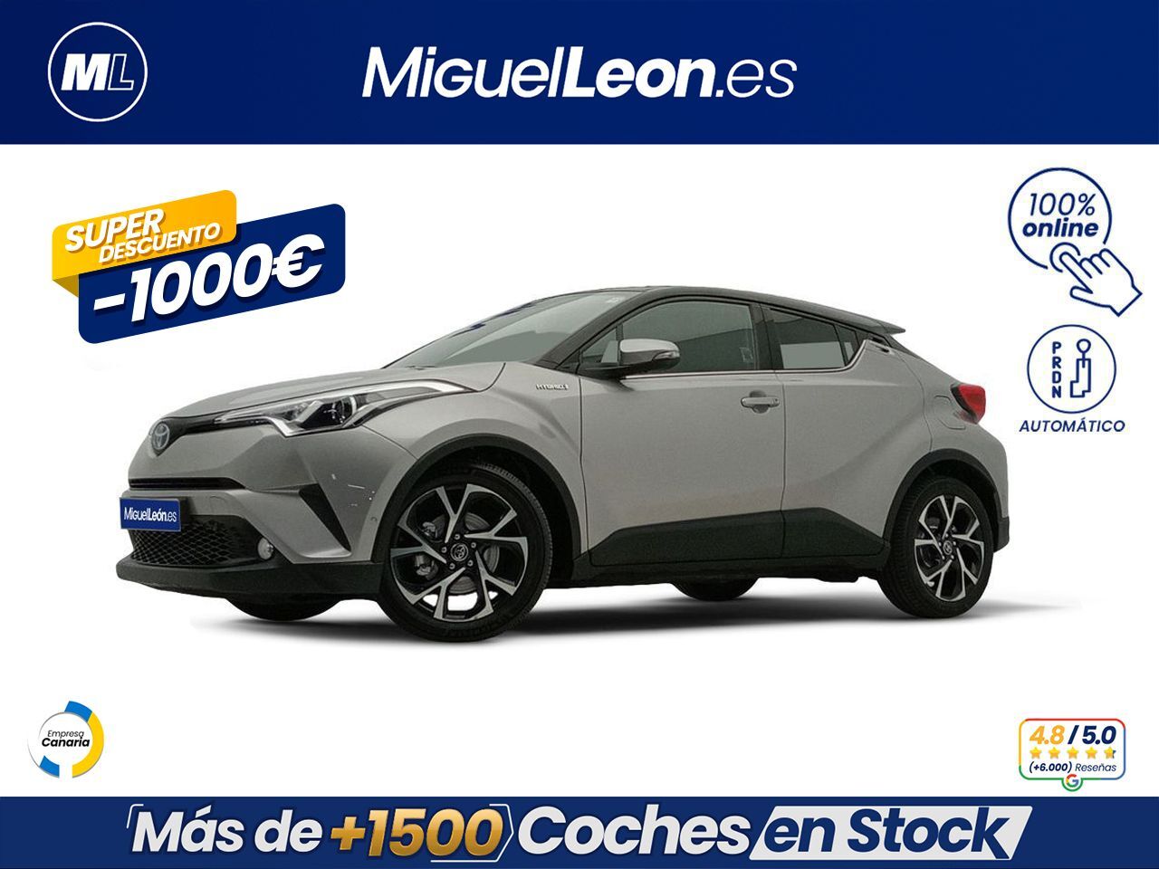 TOYOTA C-HR (1.8 125H Advance) en Palmas, Las