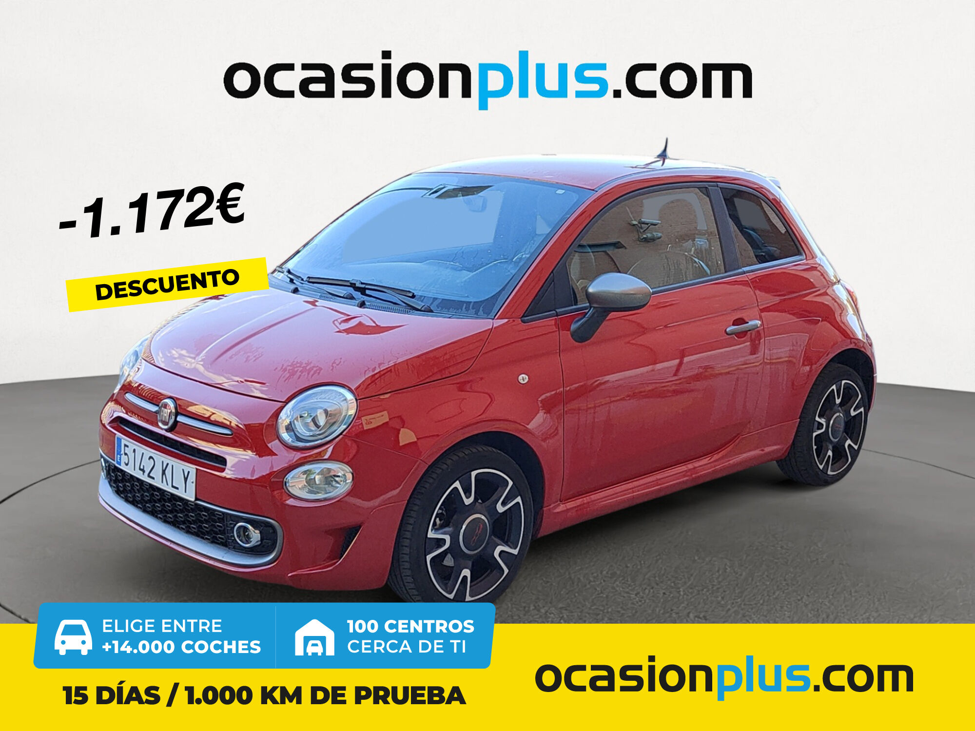 FIAT 500 (1.2 8v S 51 kW (69 CV)) en Madrid