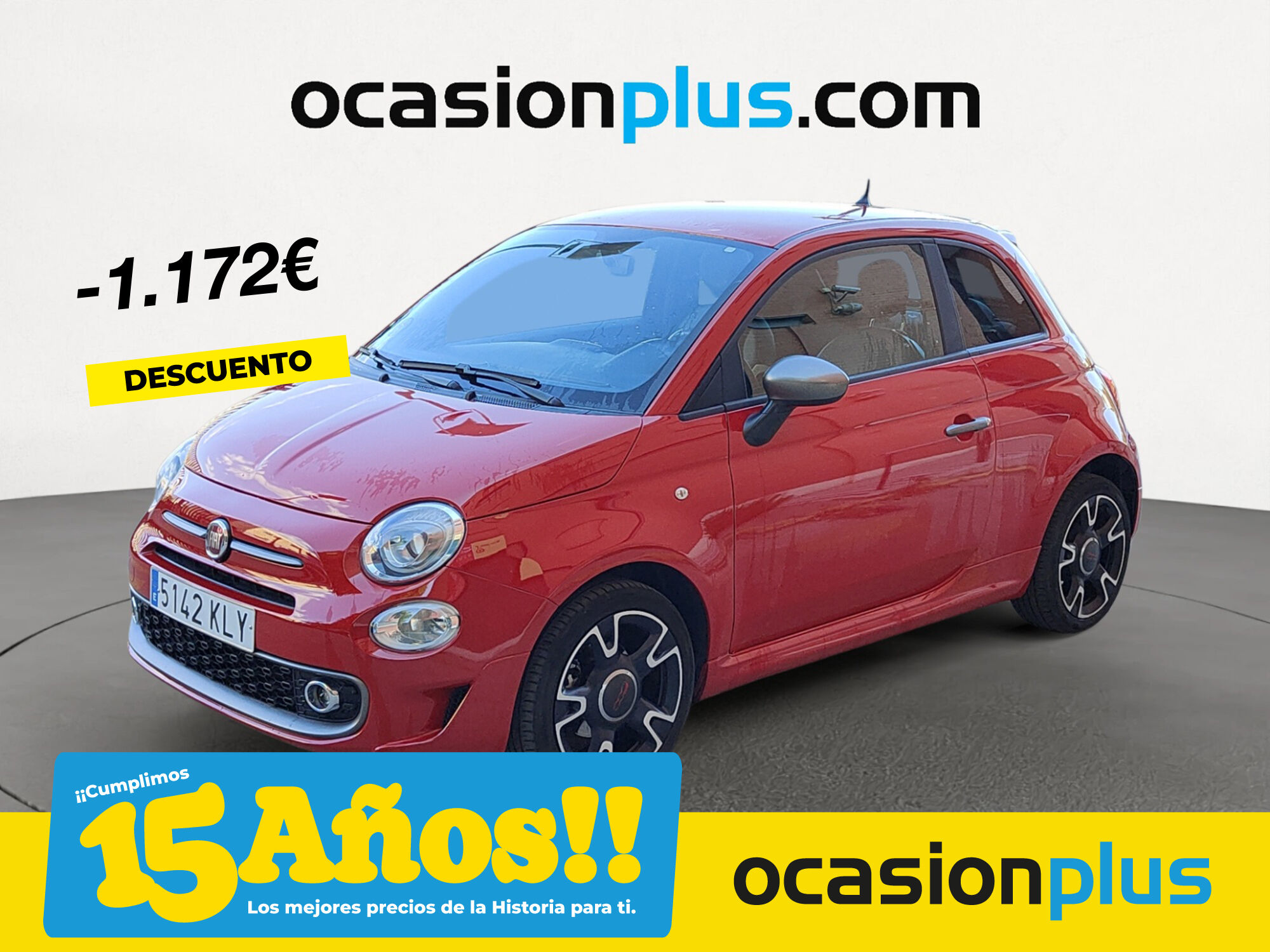 FIAT 500 (1.2 8v S 51 kW (69 CV)) en Madrid