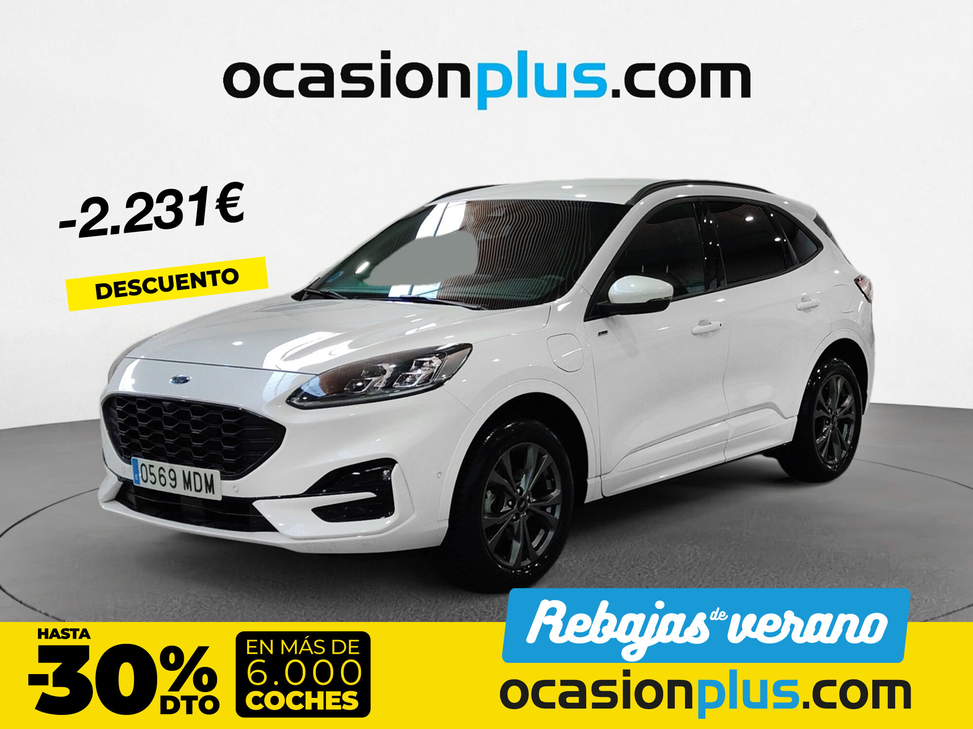 FORD Kuga (2.5 Duratec PHEV ST-Line Auto 165 kW (225 CV)) en Madrid