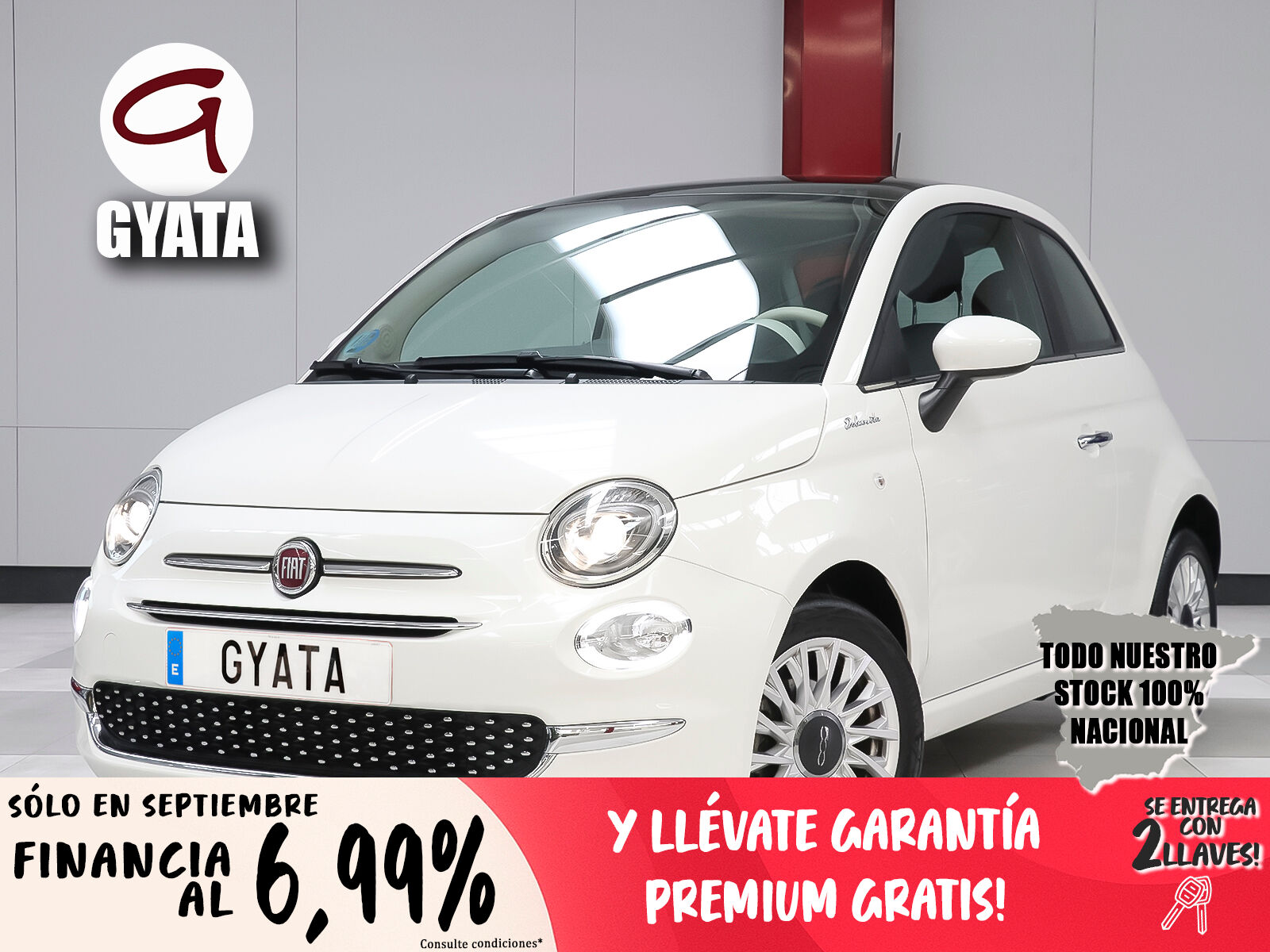 FIAT 500 (1.0 Hybrid Dolcevita 51 kW (70 CV)) en Madrid