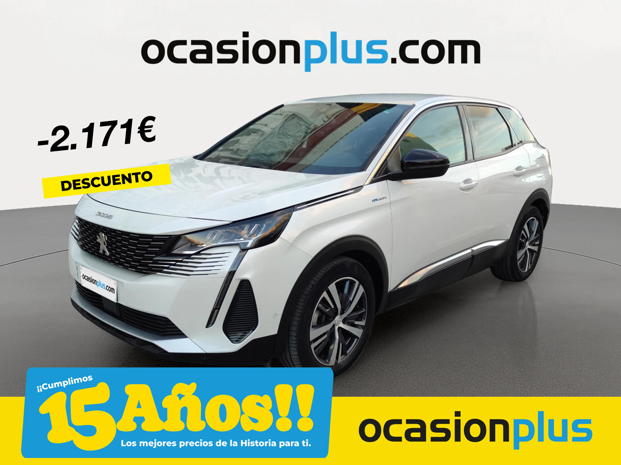 PEUGEOT 3008 (Hybrid 300 Allure Pack e-EAT8 221 kW (300 CV)) en Madrid