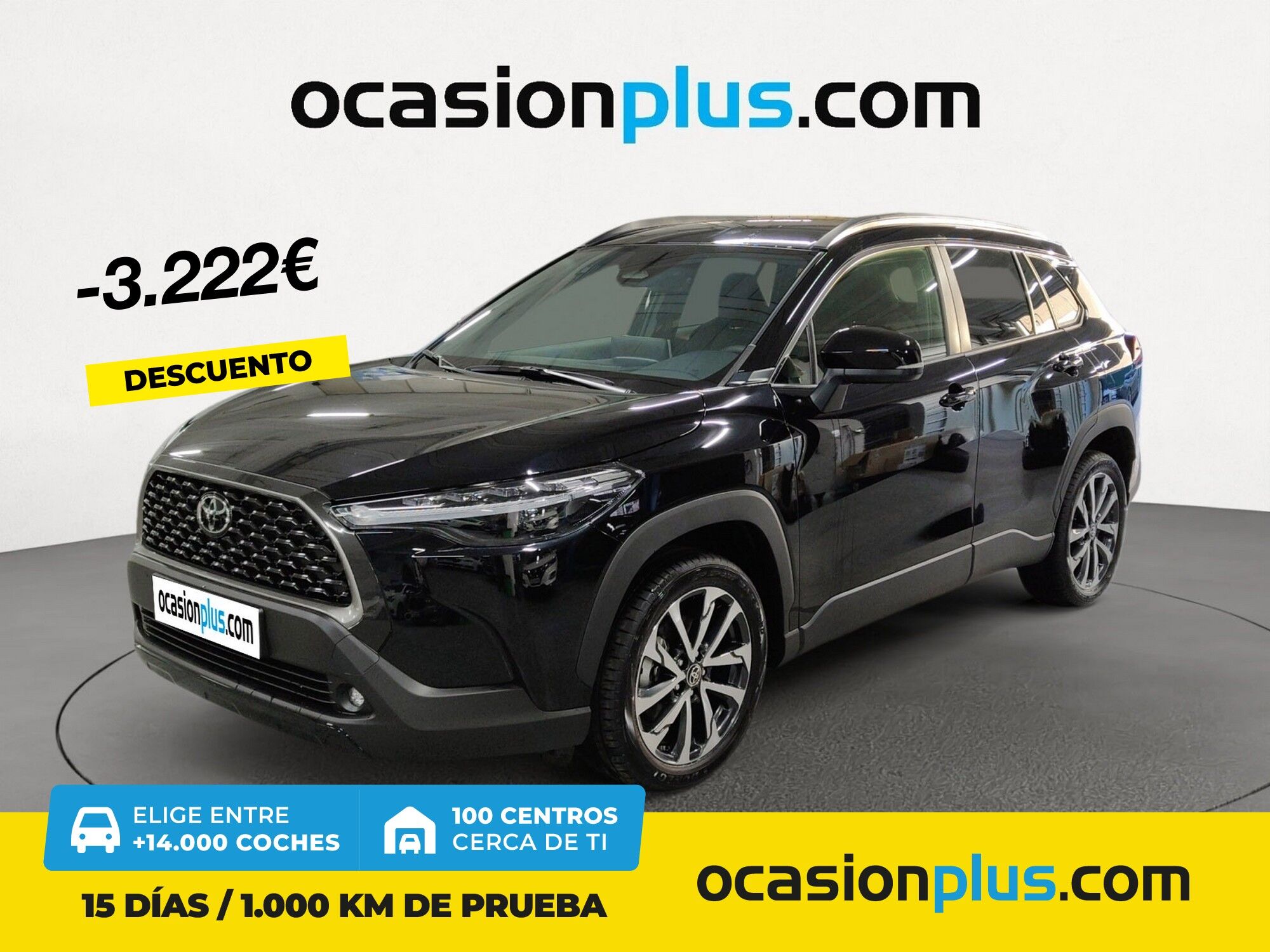 TOYOTA Corolla Cross (1.8 Híbrido Style Auto 103 kW (140 CV)) en Madrid