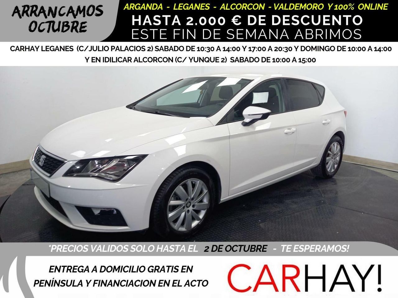 SEAT León (1.4 TGI GNC St&Sp Reference Plus) en Madrid