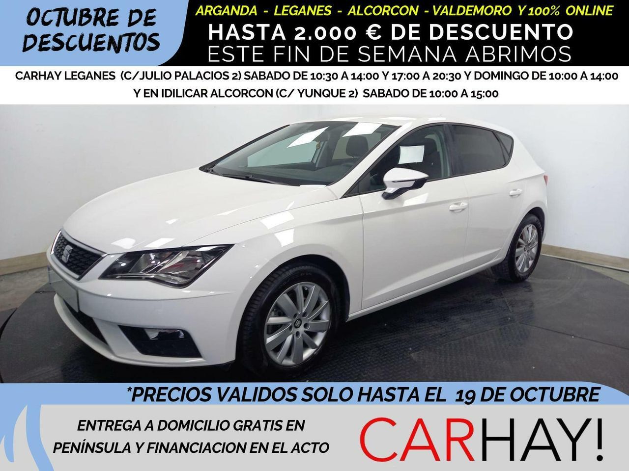 SEAT León (1.4 TGI GNC St&Sp Reference Plus) en Madrid